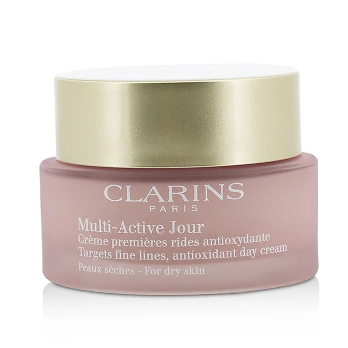 CLARINS - Multi-Active Day Targets Fine Lines Antioxidant Day Cream - For Dry Skin LUNESCAPE