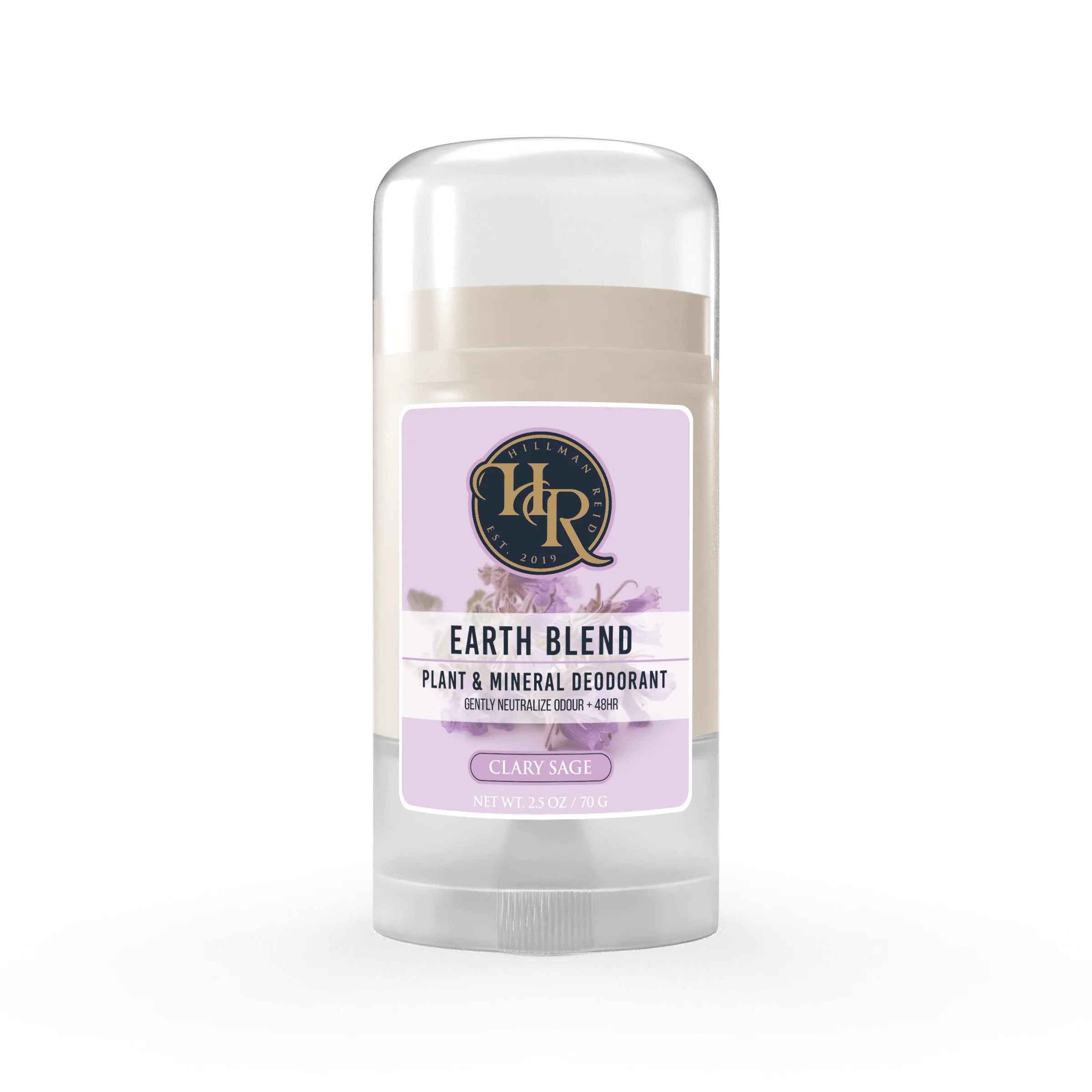 Clary Sage Earth Blend Deodorant Stick LUNESCAPE