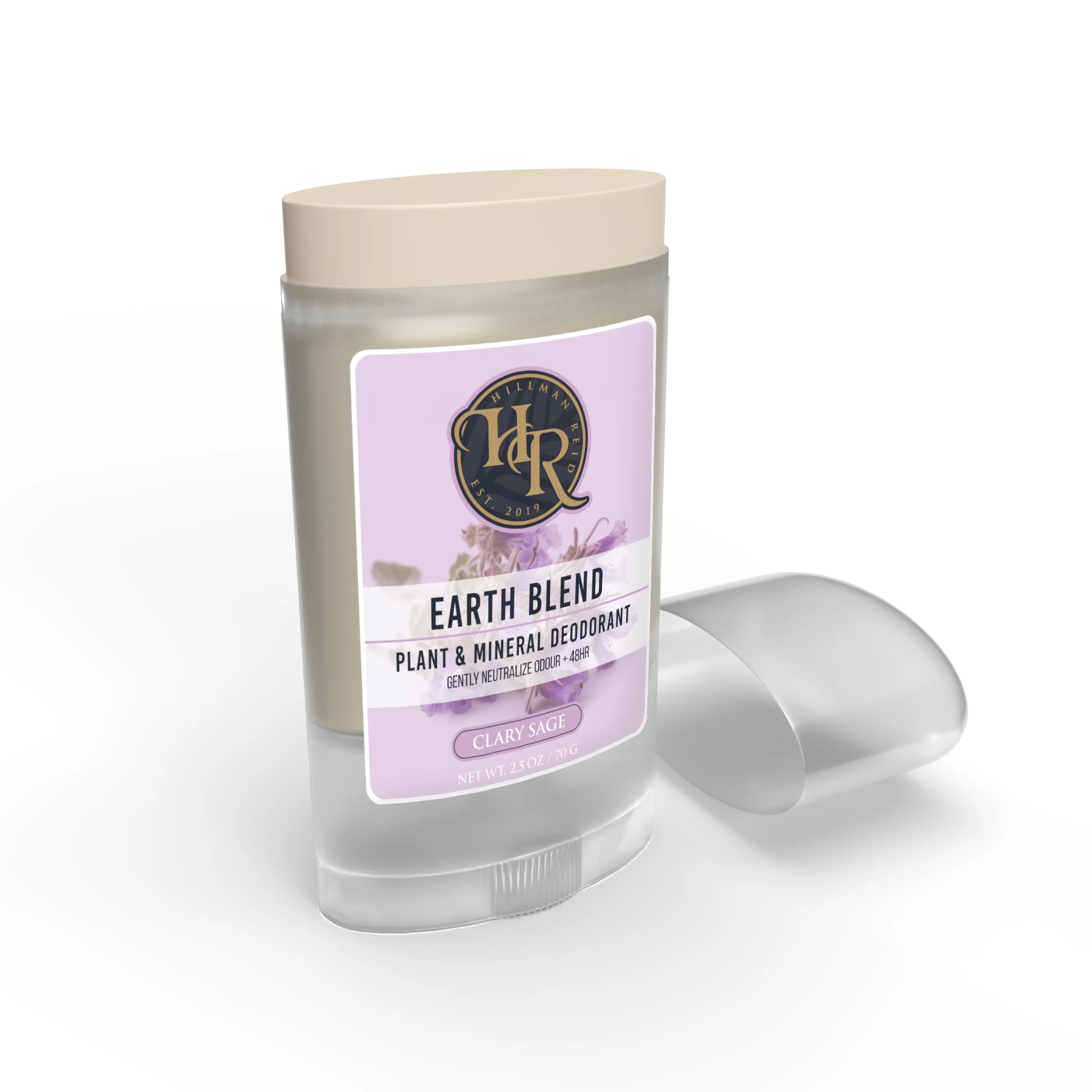 Clary Sage Earth Blend Deodorant Stick LUNESCAPE