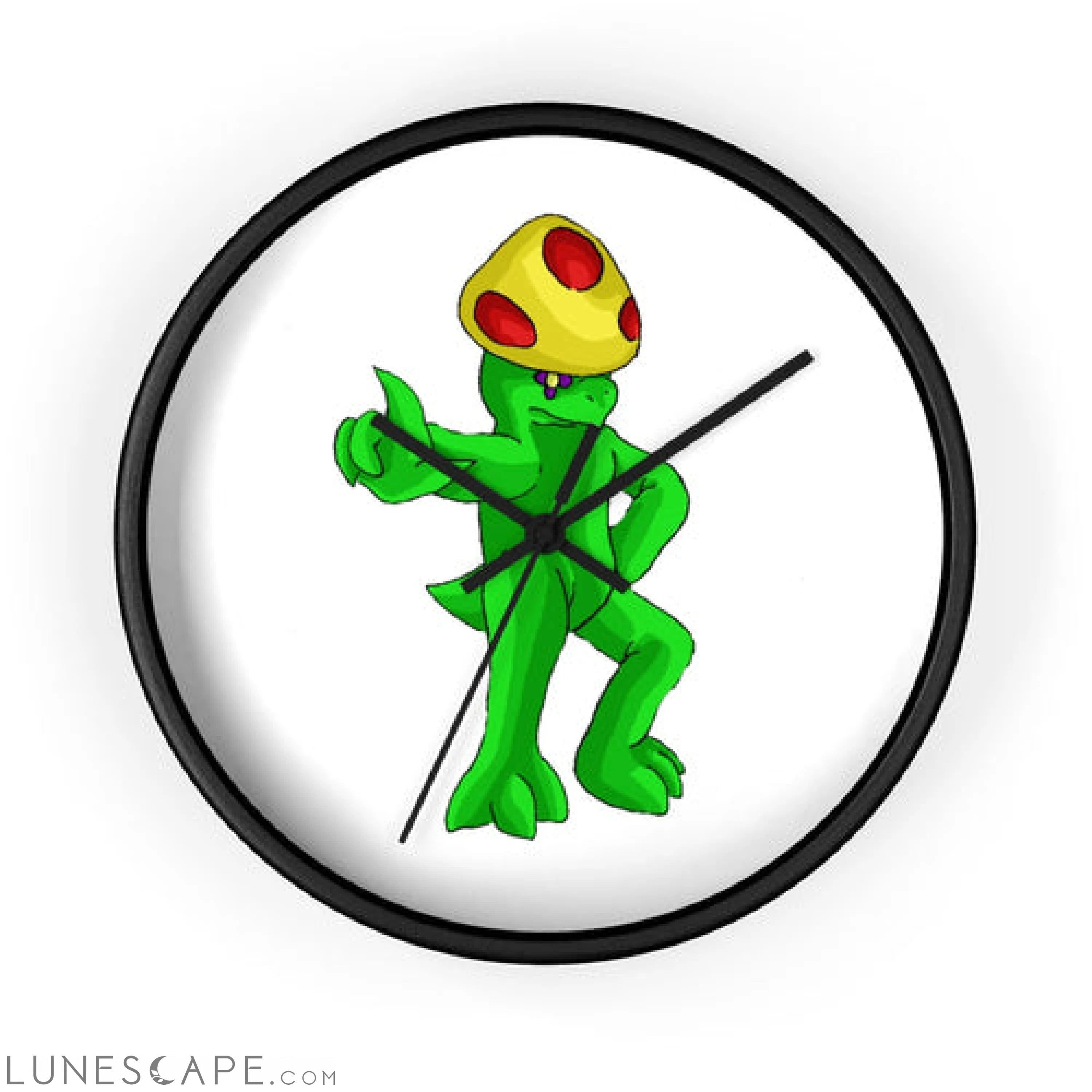 Clawmep Wall clock LUNESCAPE