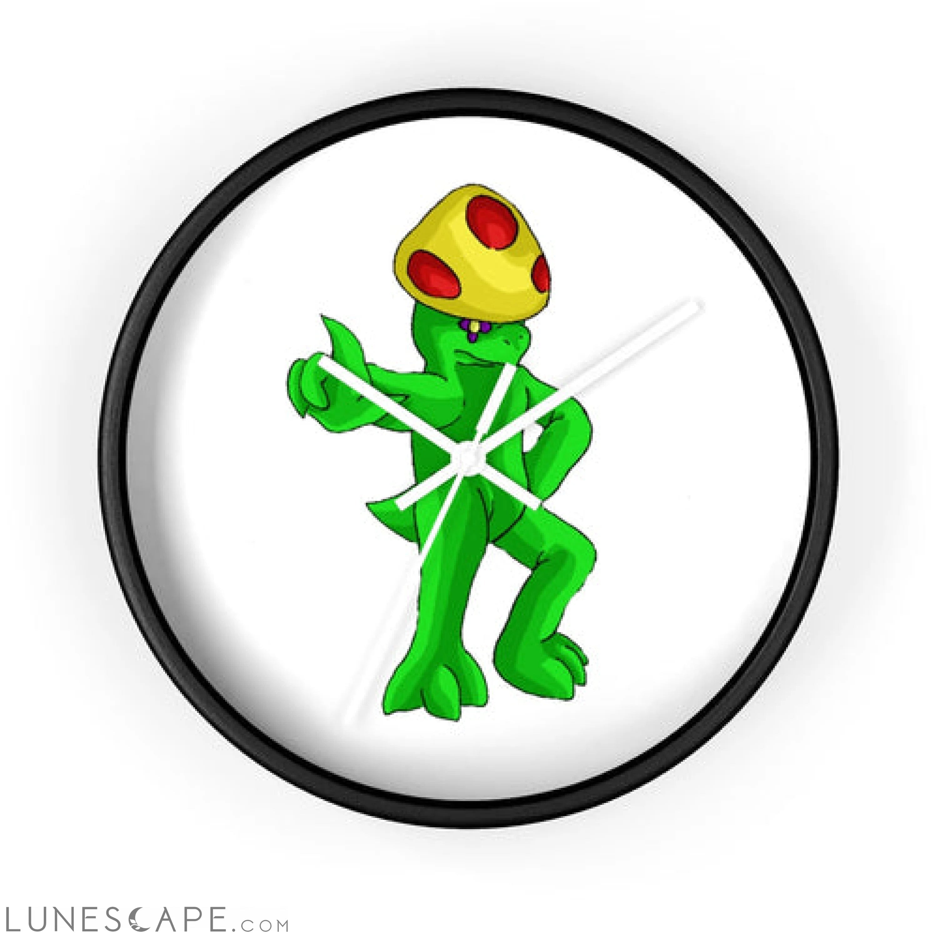 Clawmep Wall clock LUNESCAPE