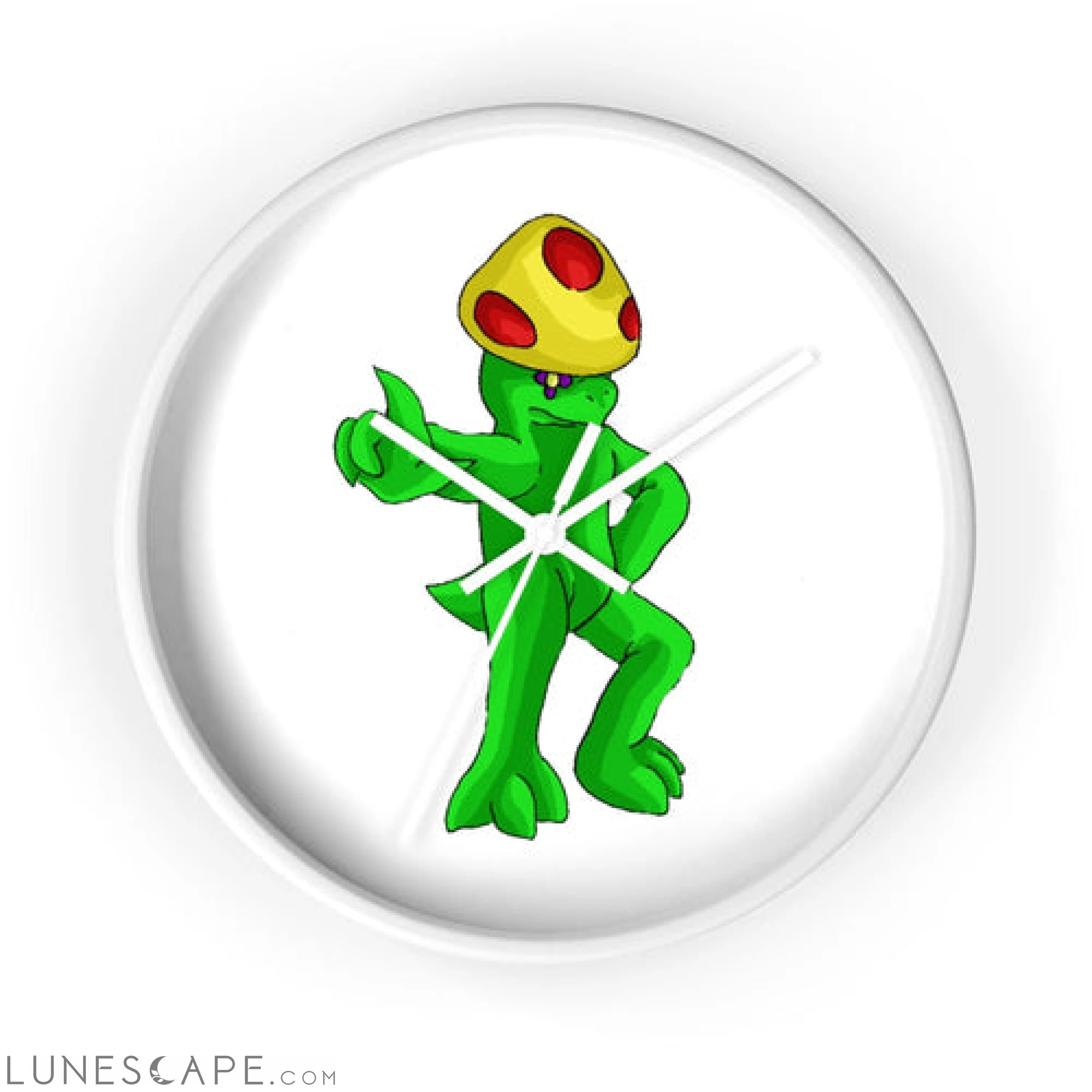 Clawmep Wall clock LUNESCAPE