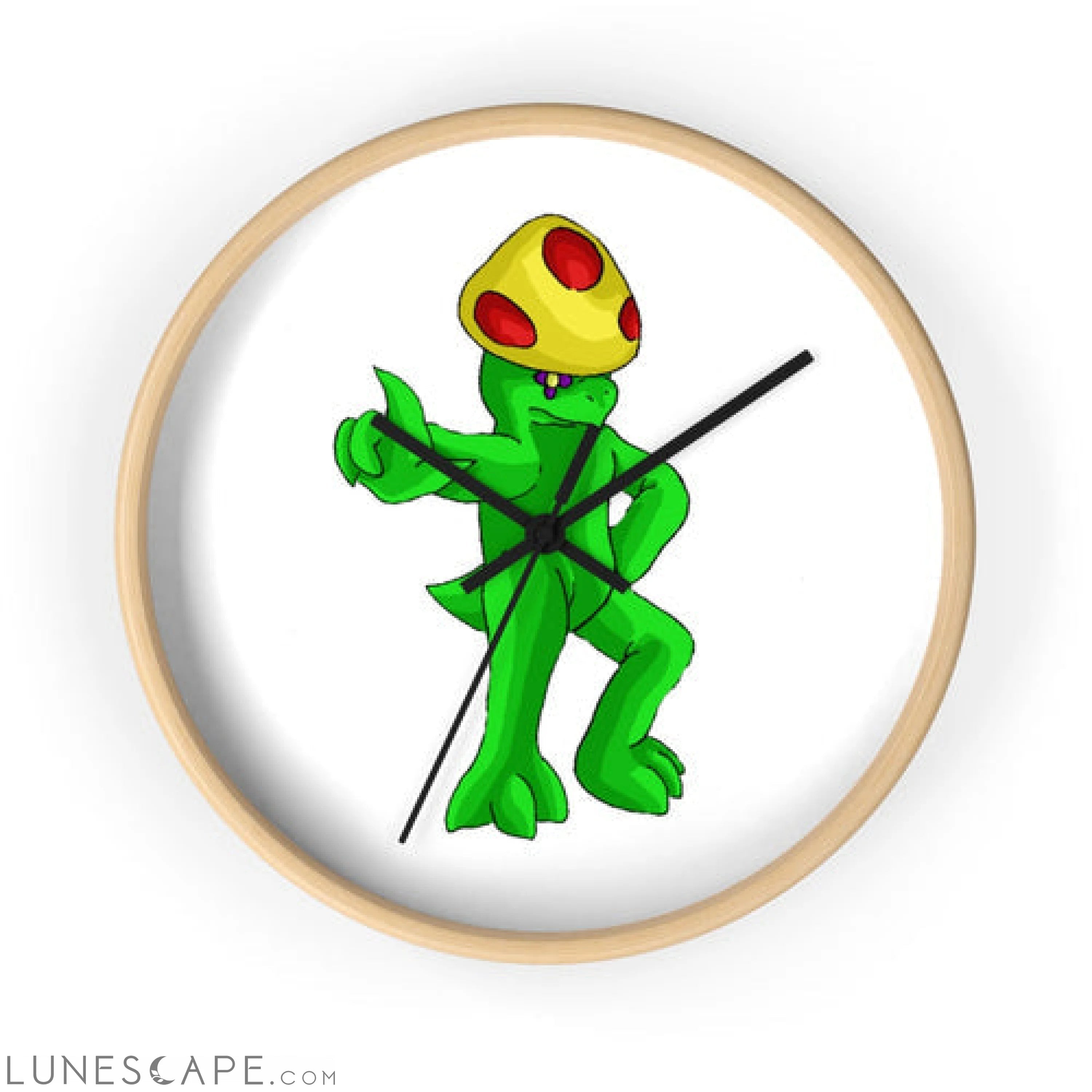Clawmep Wall clock LUNESCAPE