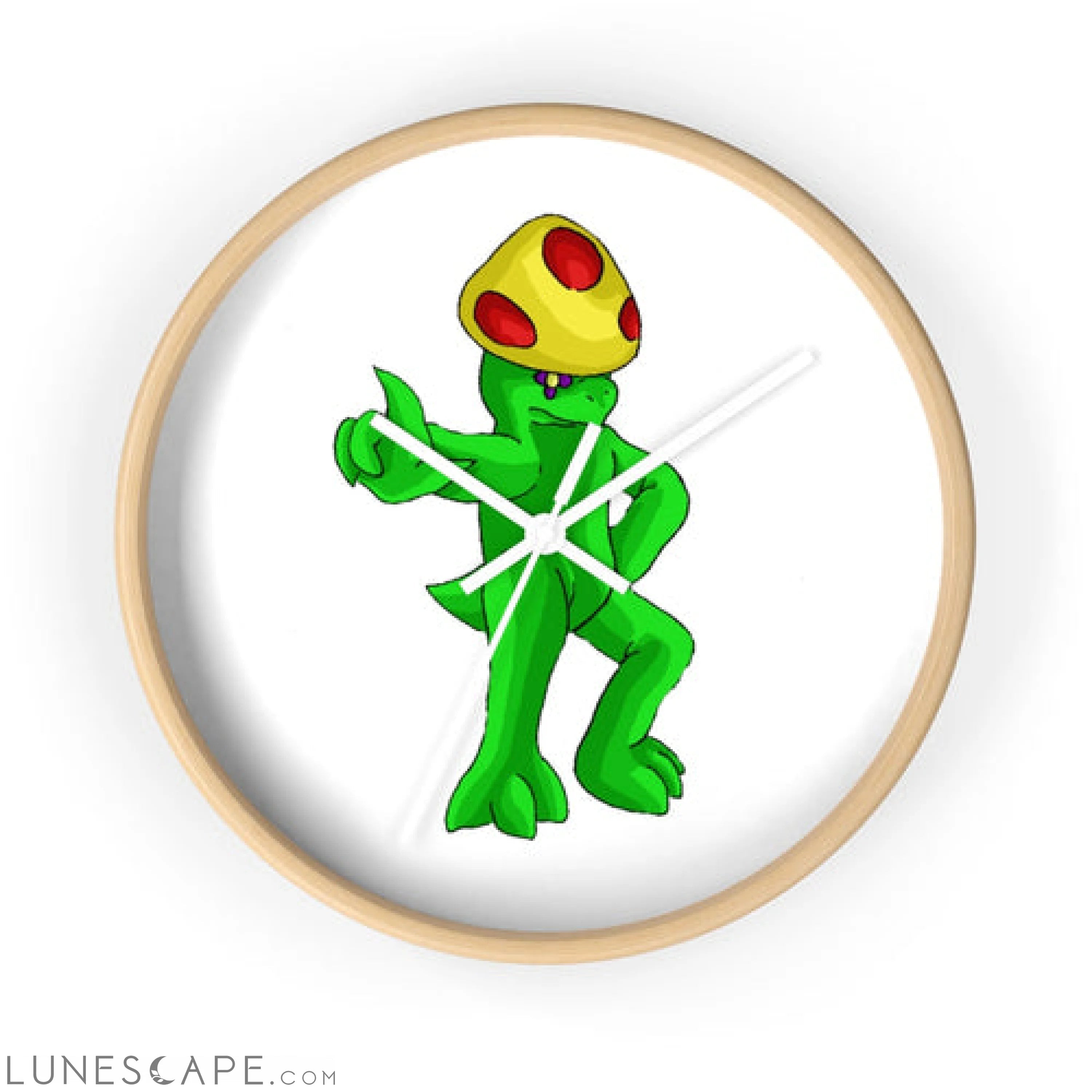Clawmep Wall clock LUNESCAPE