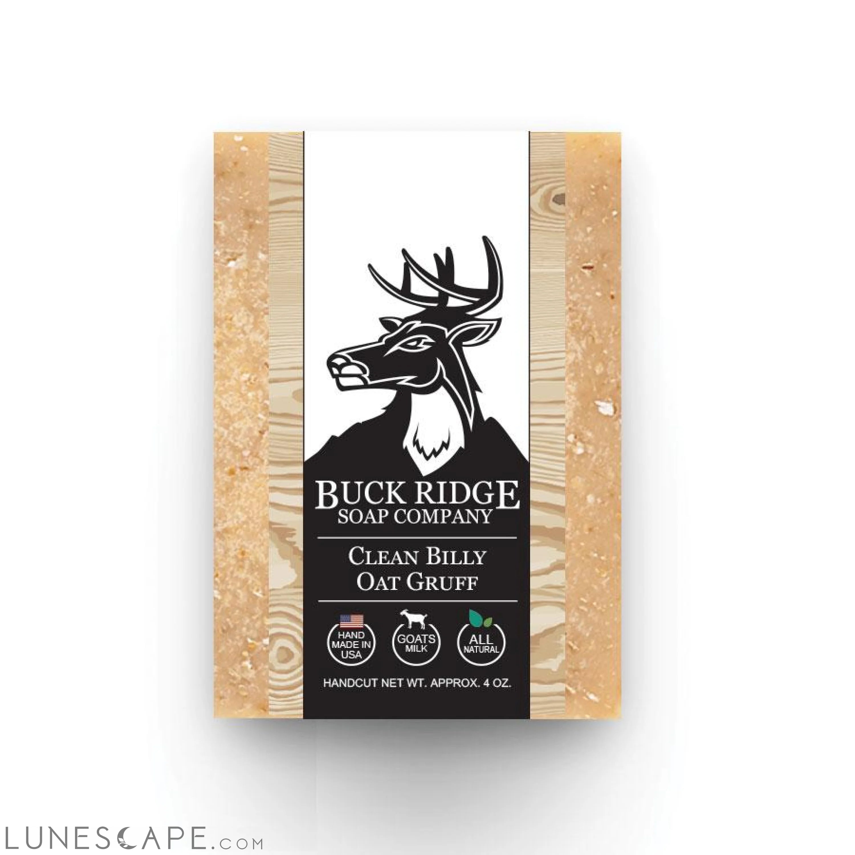 Clean Billy Oat Gruff Men's Handmade Soap LUNESCAPE