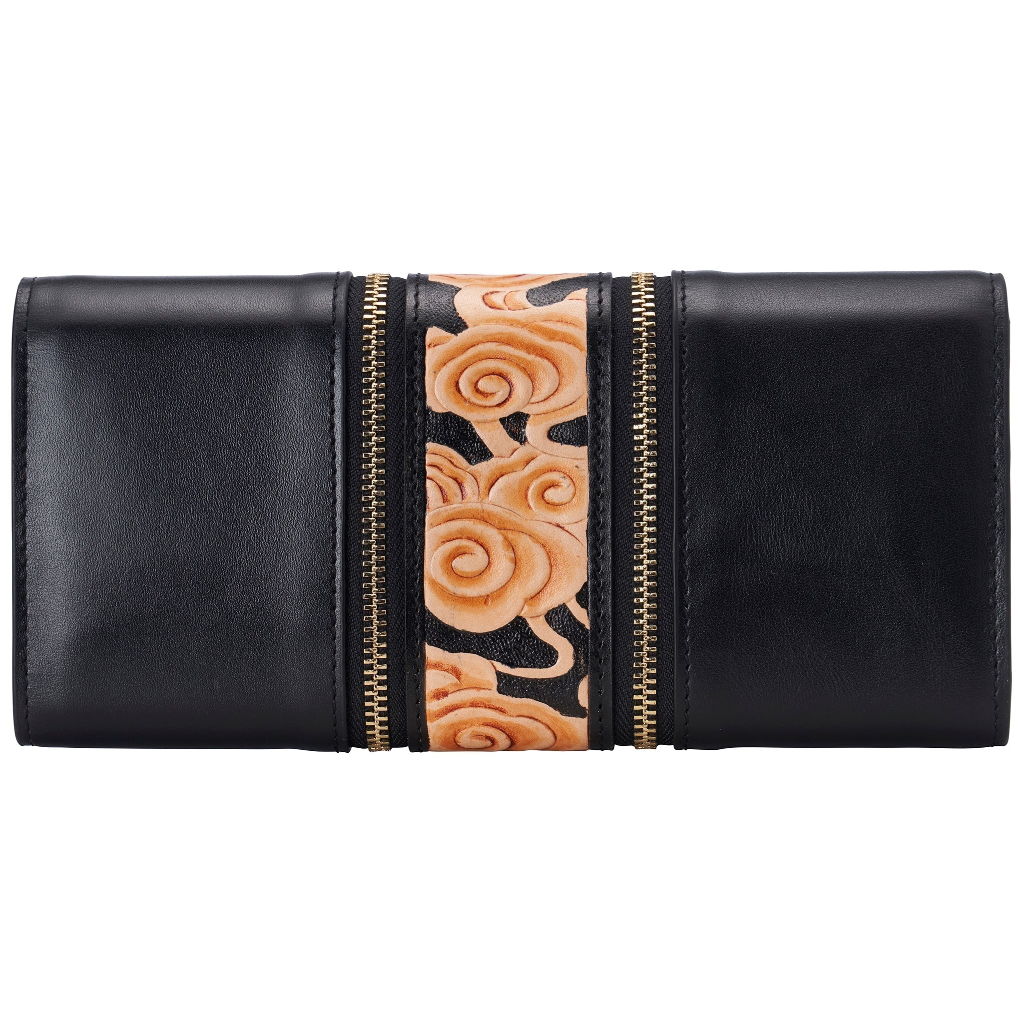Cloud Black Continental Wallet LUNESCAPE