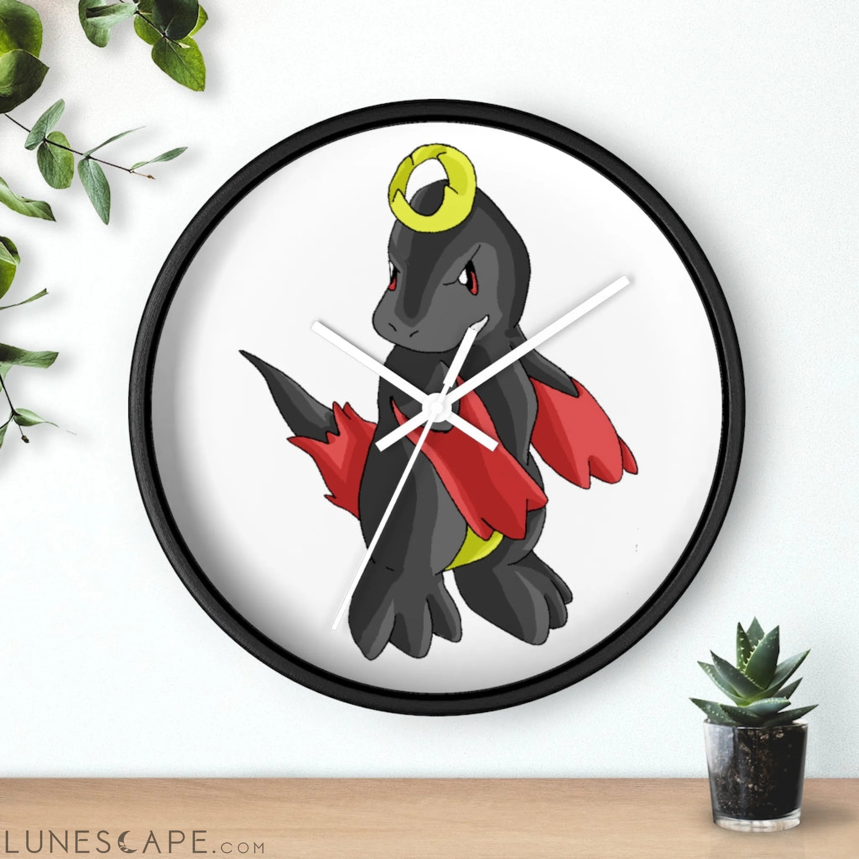 Cloudyking Wall clock LUNESCAPE