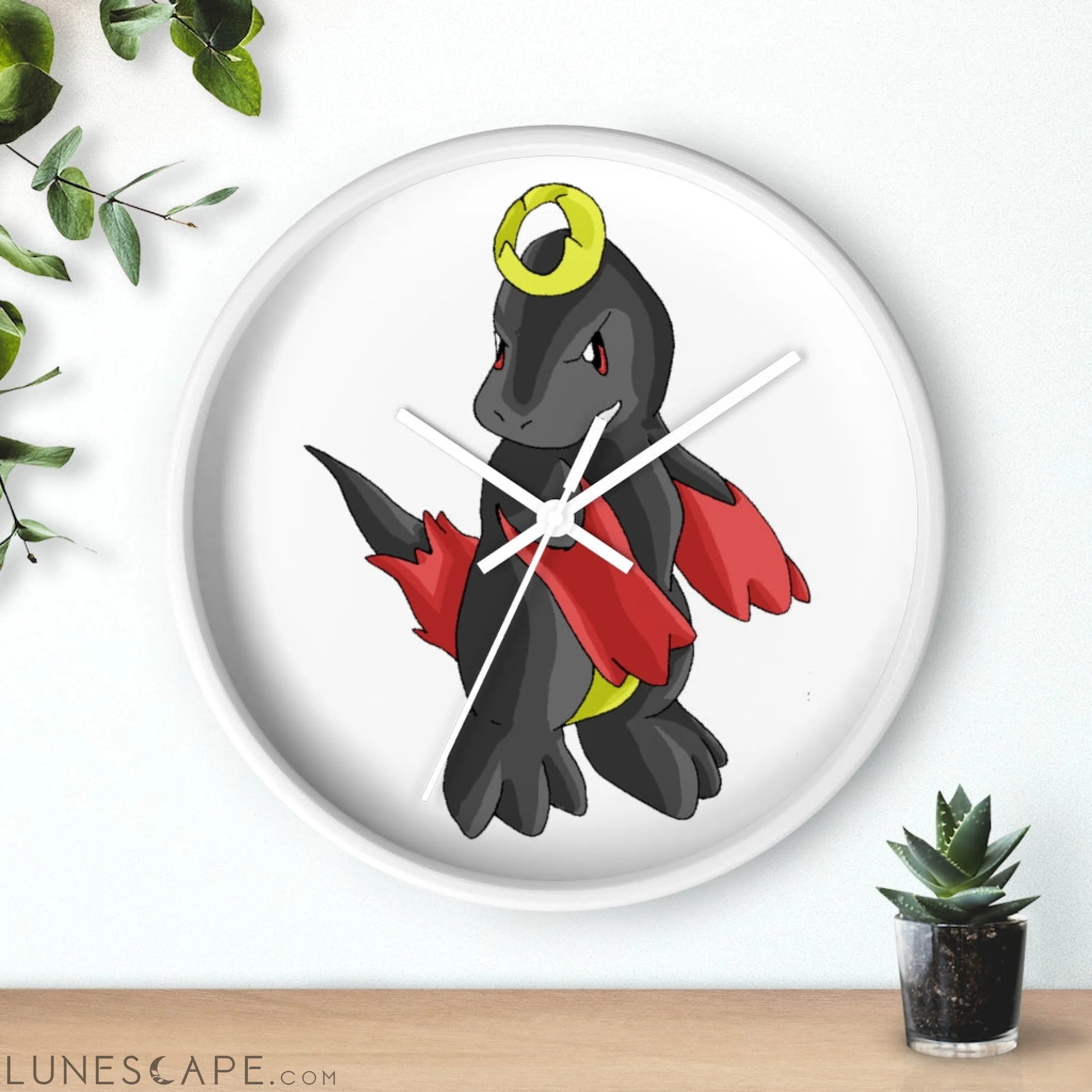 Cloudyking Wall clock LUNESCAPE