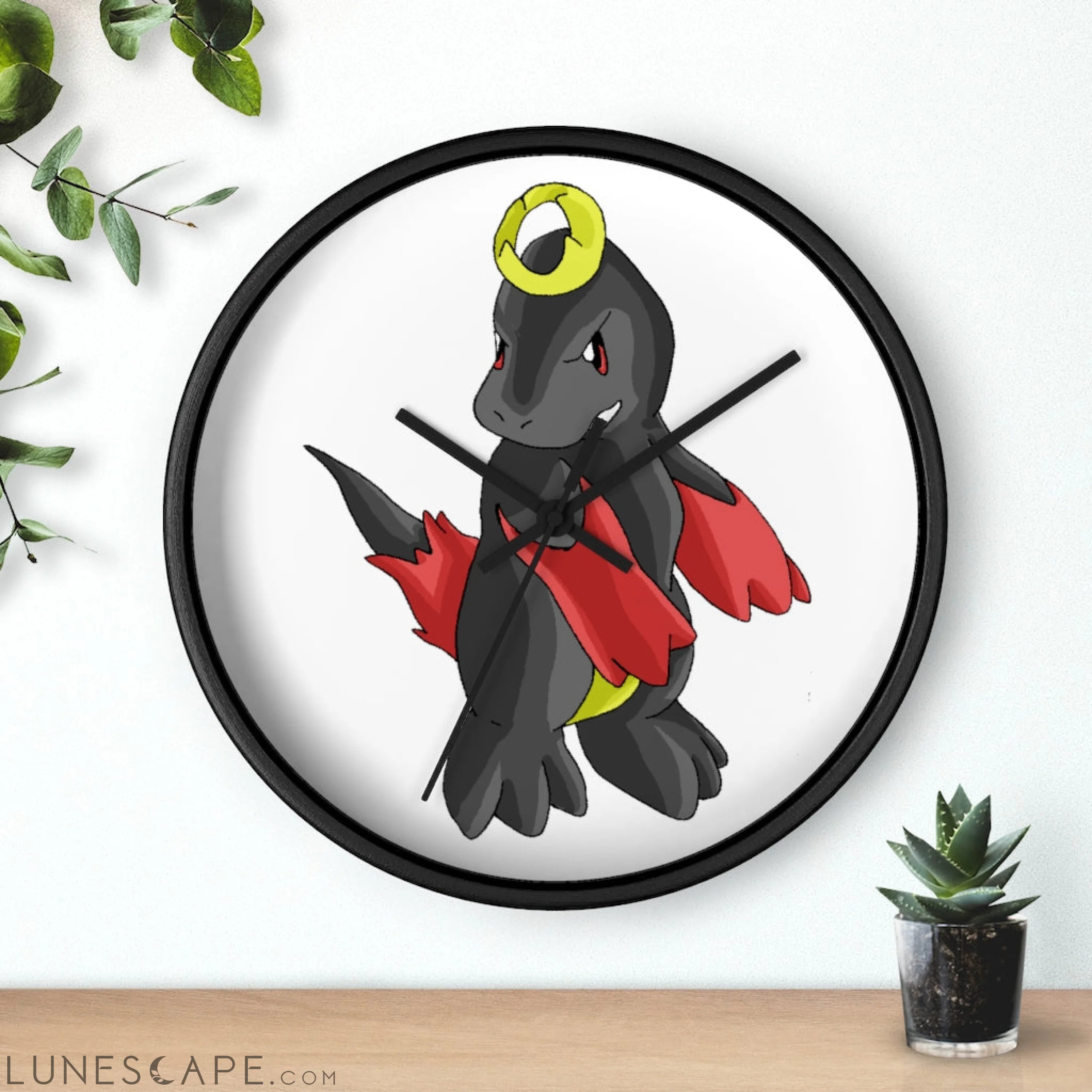 Cloudyking Wall clock LUNESCAPE