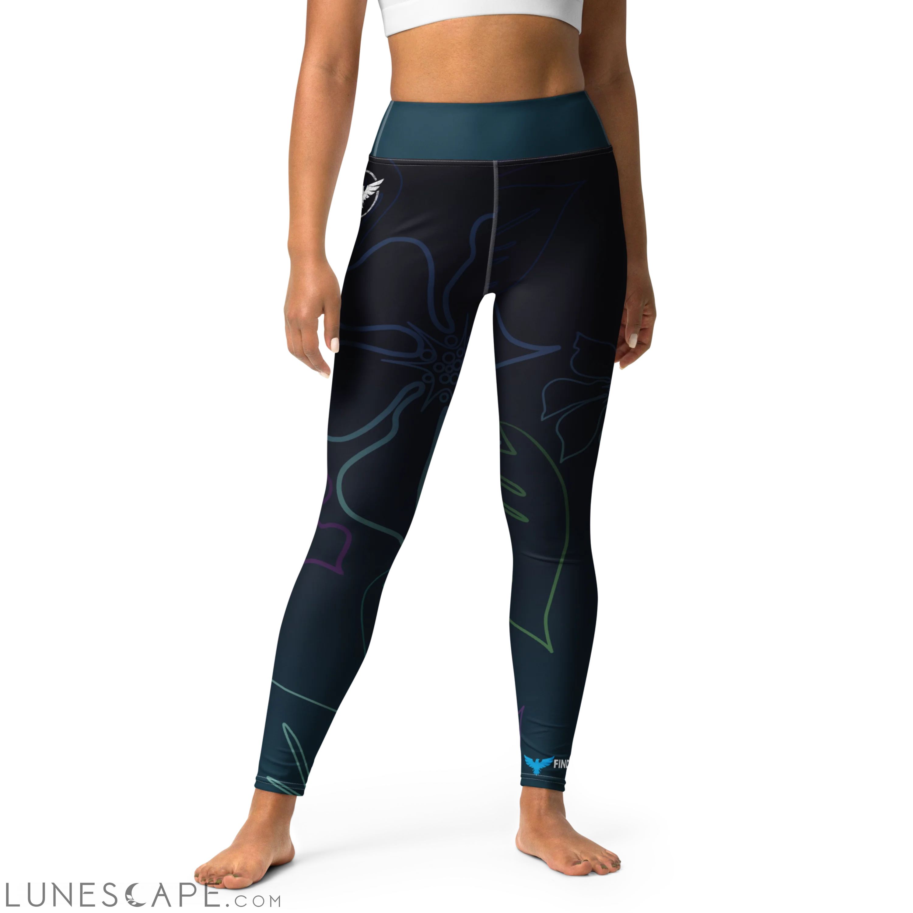 CoastFlex Sport Aloha Full Length Leggings LUNESCAPE