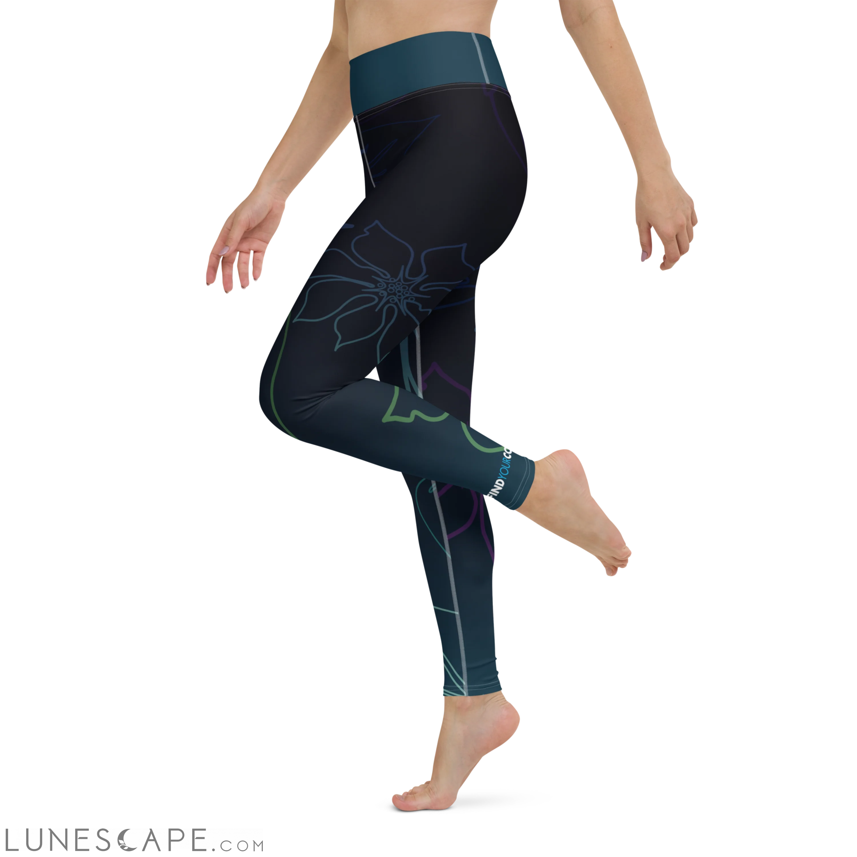 CoastFlex Sport Aloha Full Length Leggings LUNESCAPE