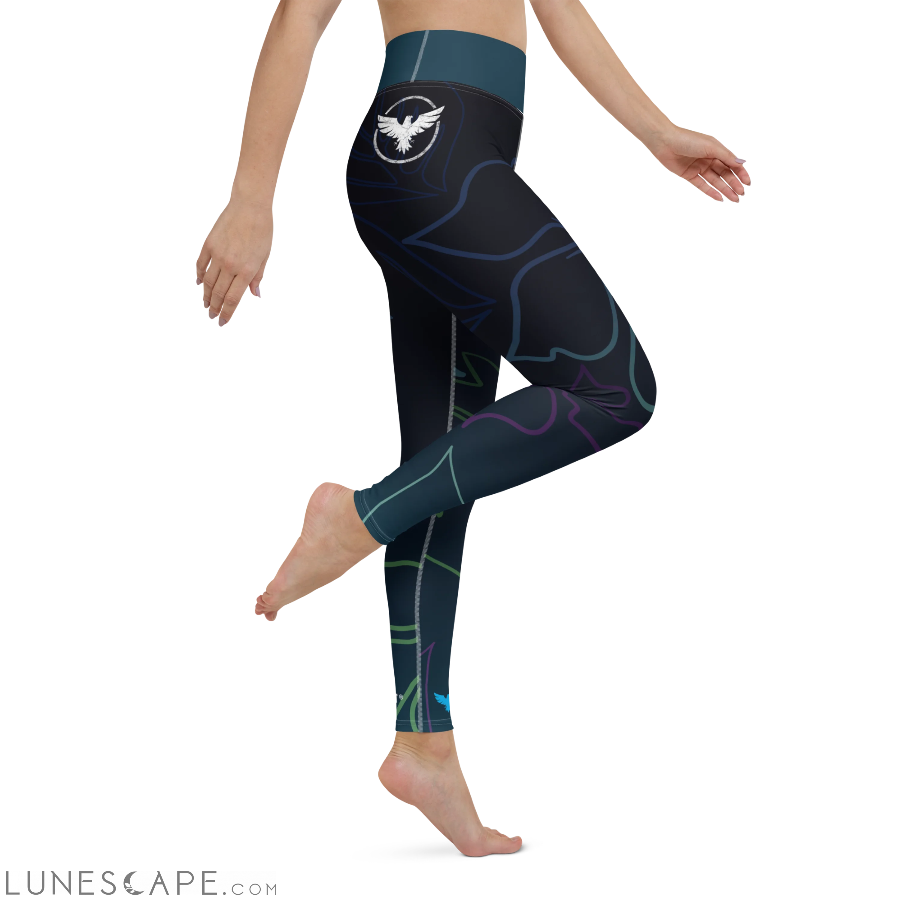 CoastFlex Sport Aloha Full Length Leggings LUNESCAPE