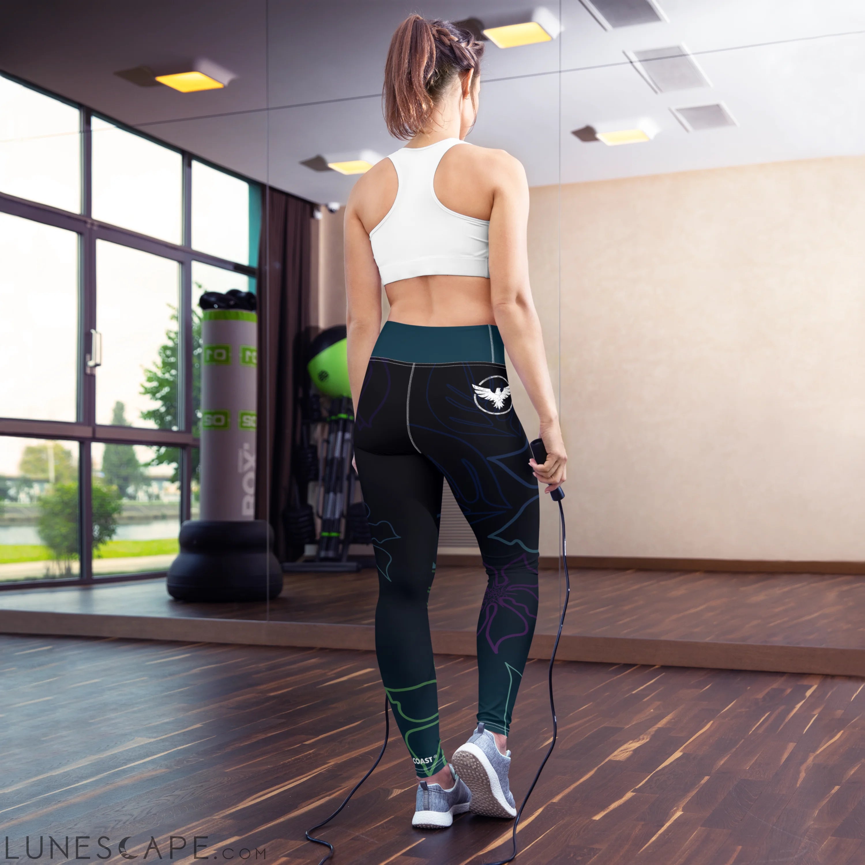 CoastFlex Sport Aloha Full Length Leggings LUNESCAPE