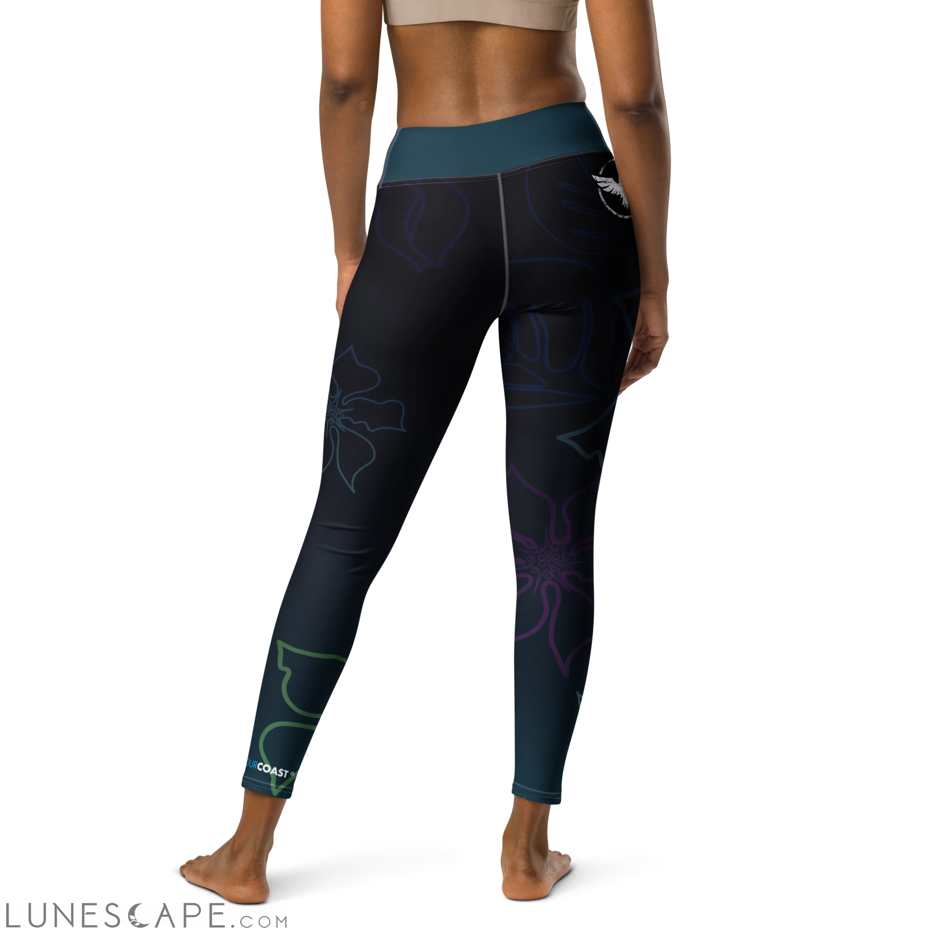 CoastFlex Sport Aloha Full Length Leggings LUNESCAPE