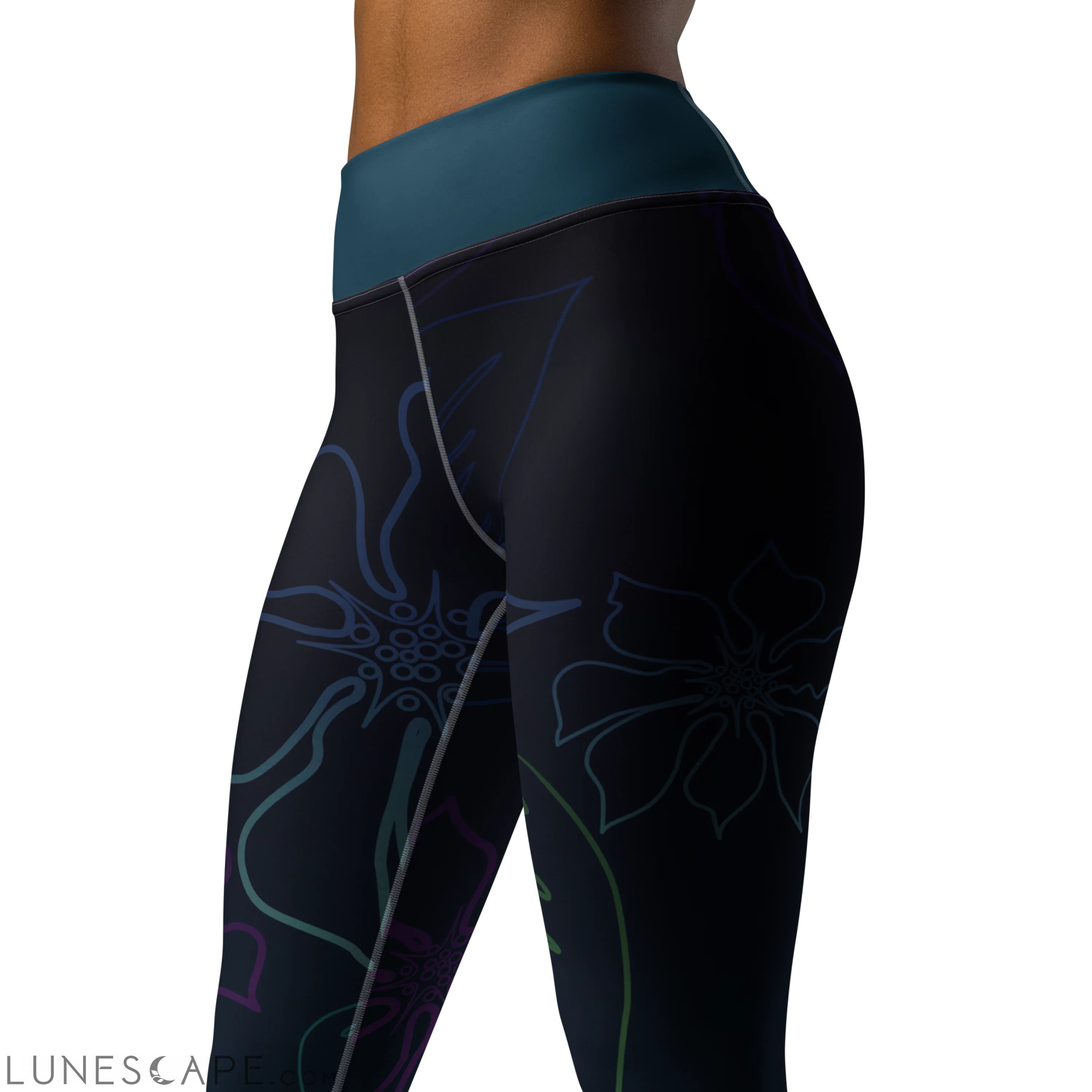 CoastFlex Sport Aloha Full Length Leggings LUNESCAPE