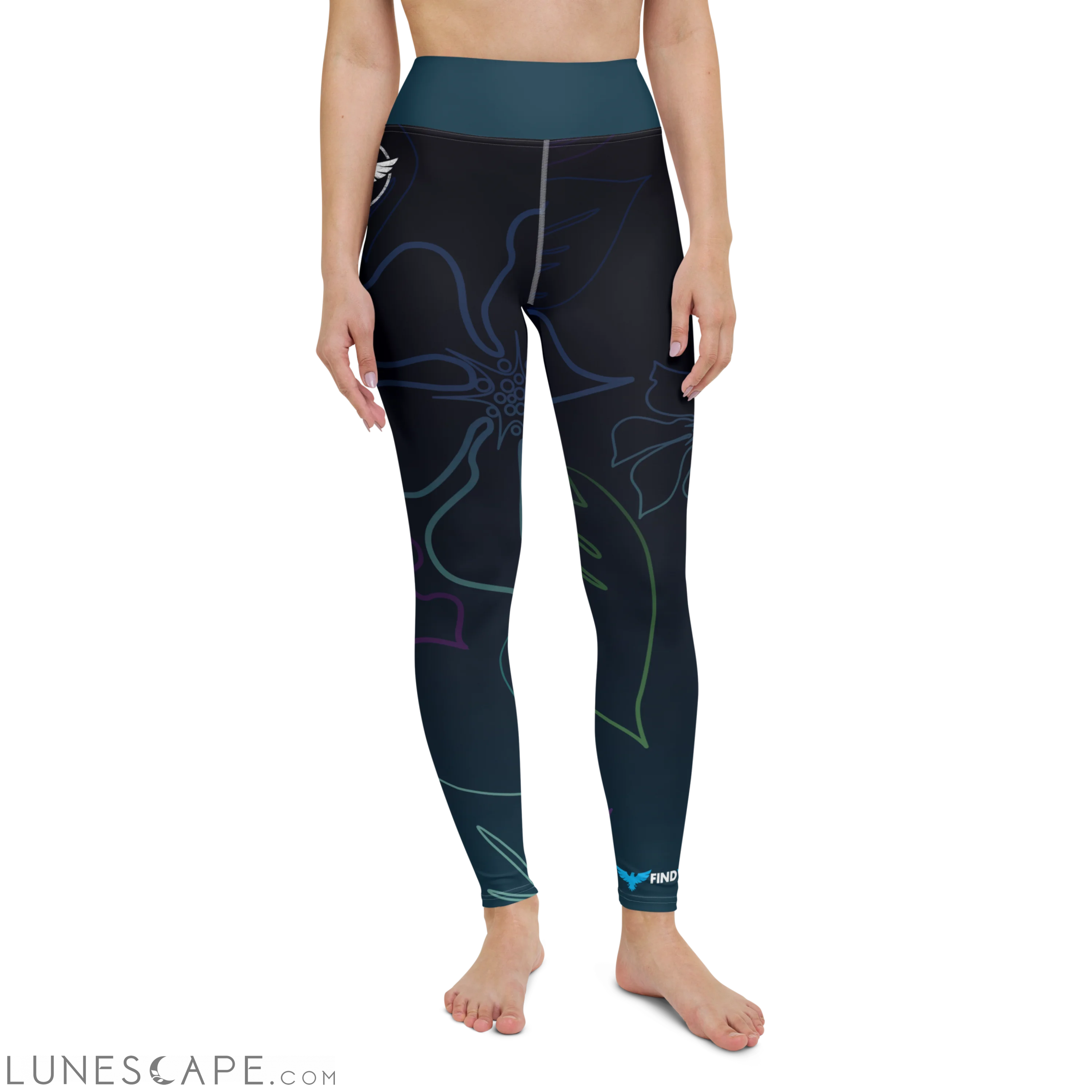 CoastFlex Sport Aloha Full Length Leggings LUNESCAPE