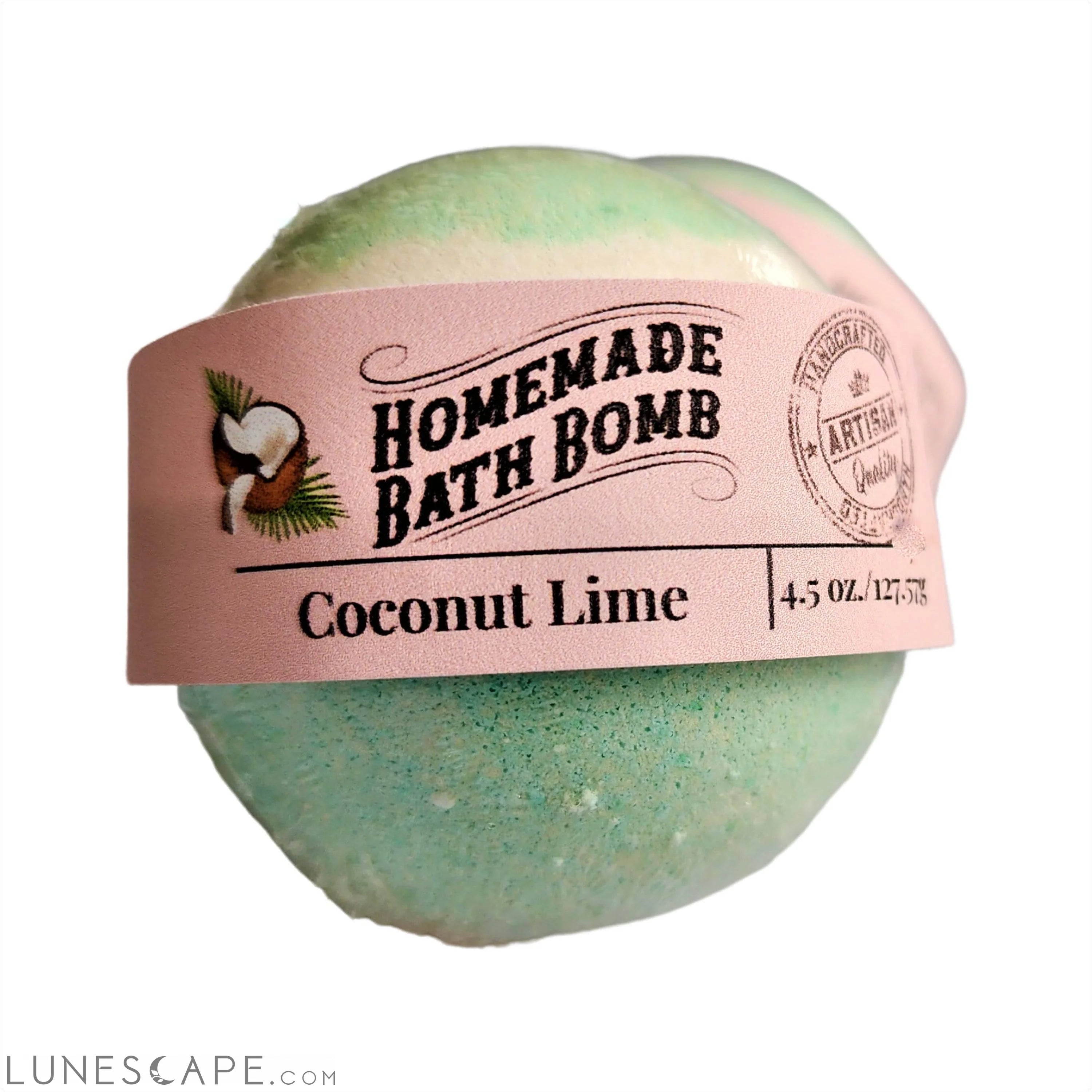Coconut Lime Bath Bomb LUNESCAPE