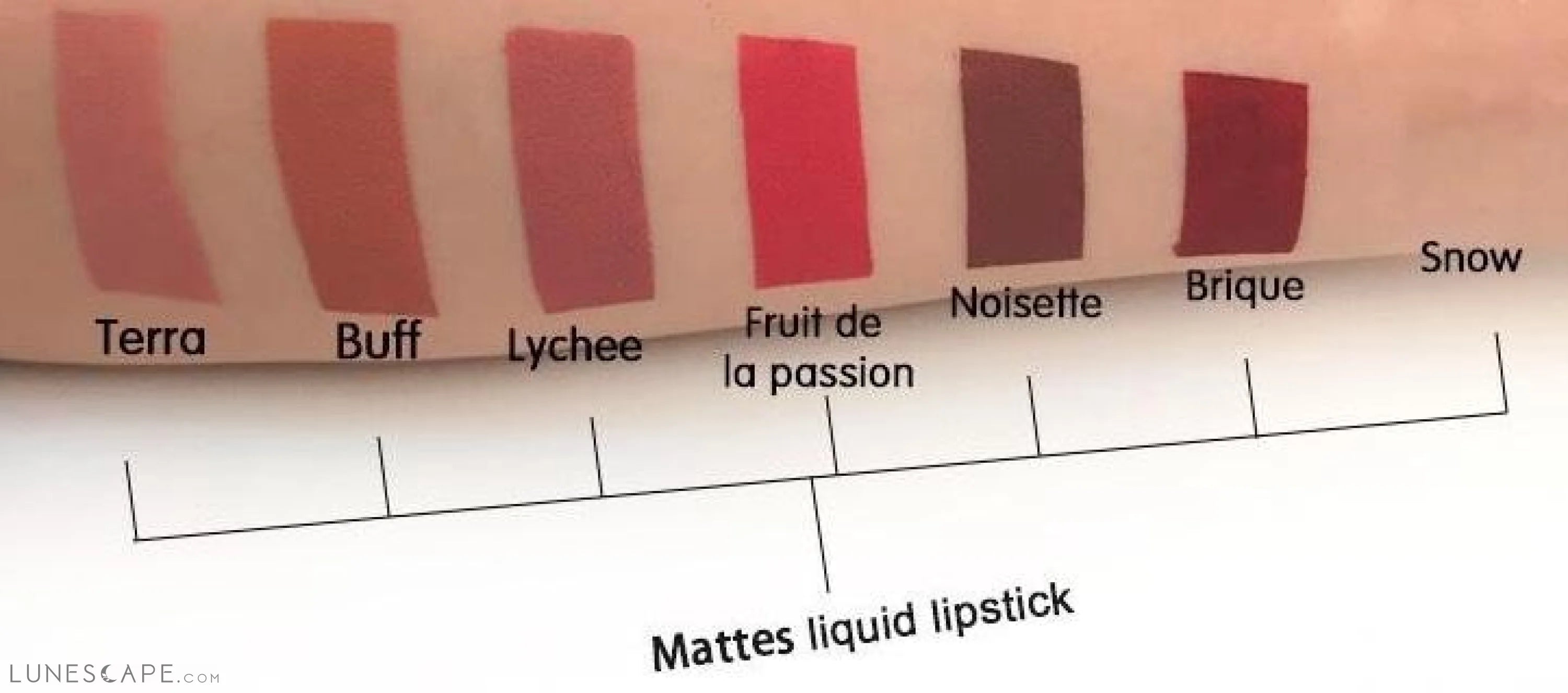 Color Intense Lipstick and Lip Gloss - For Plump and Moist Lips LUNESCAPE