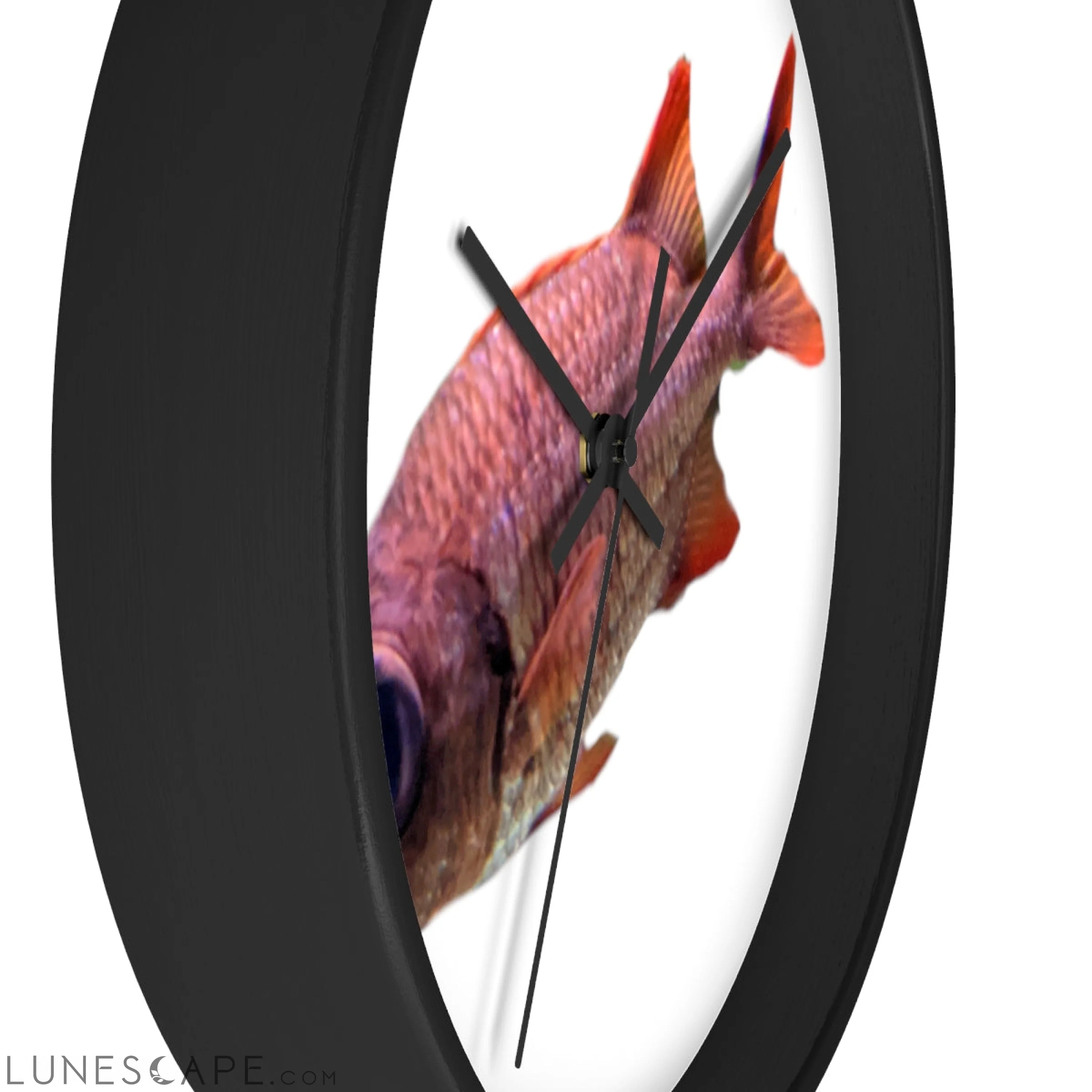 Colored Fish Wall clock LUNESCAPE