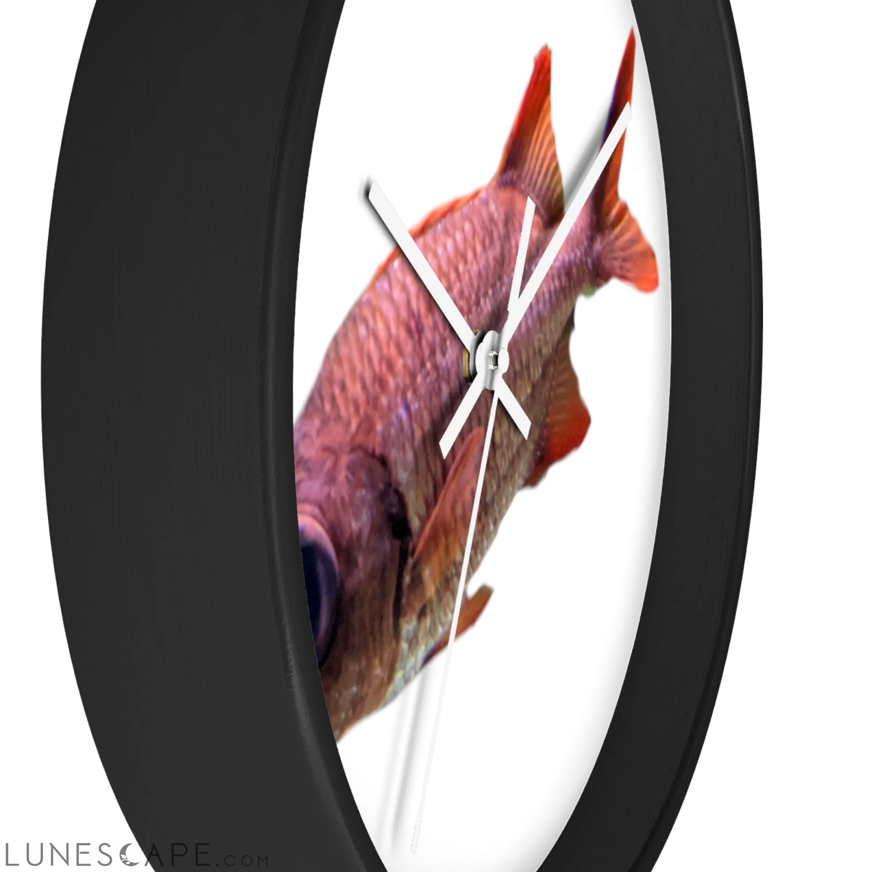 Colored Fish Wall clock LUNESCAPE