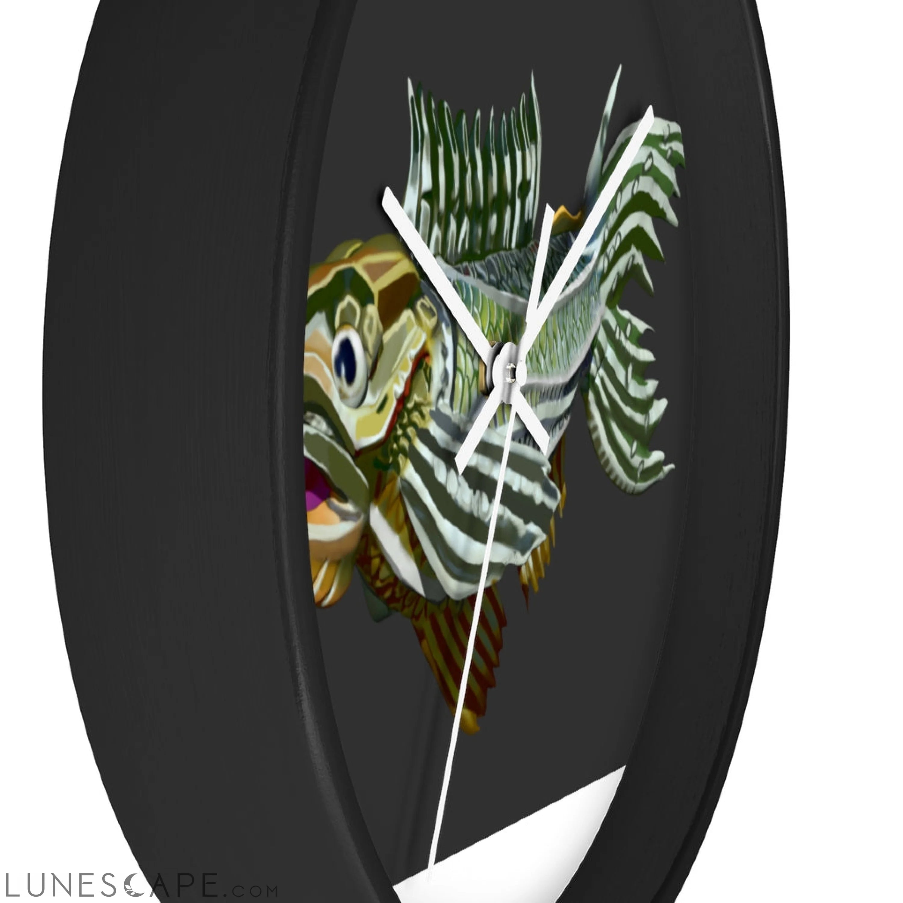 Colorful Fish Wall clock LUNESCAPE