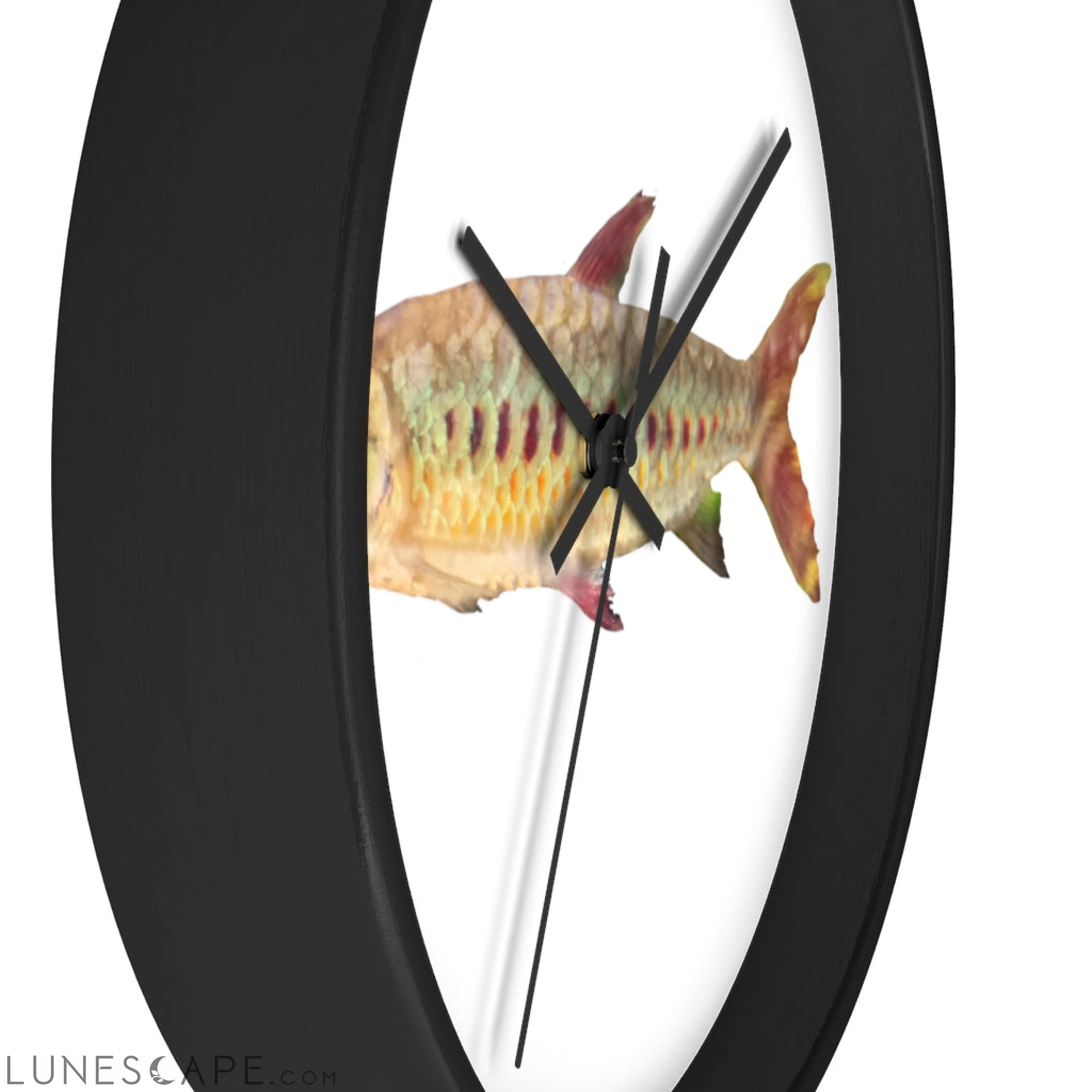 Colorful Fish Wall clock LUNESCAPE