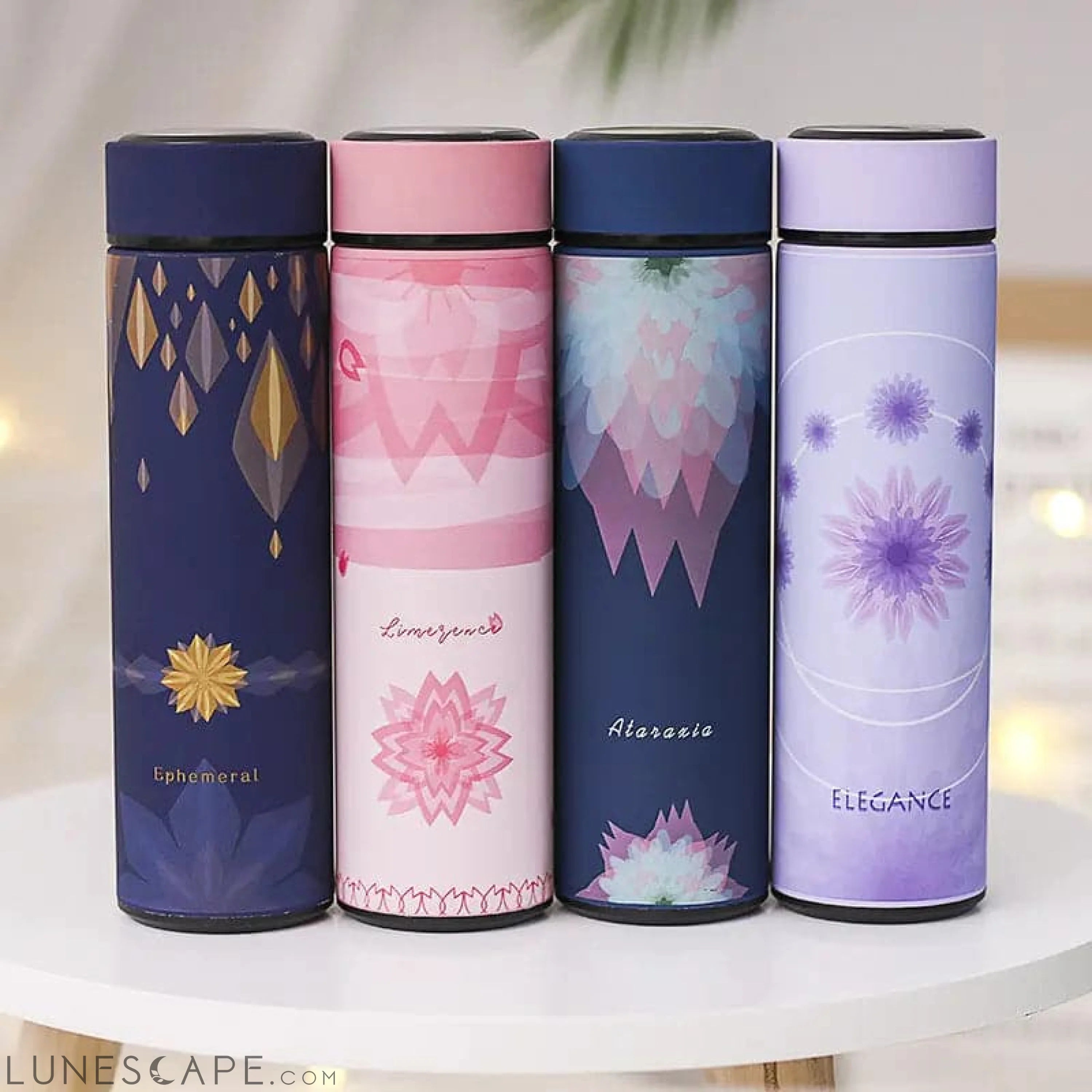 Colorful Insulated Travel Tumbler LUNESCAPE