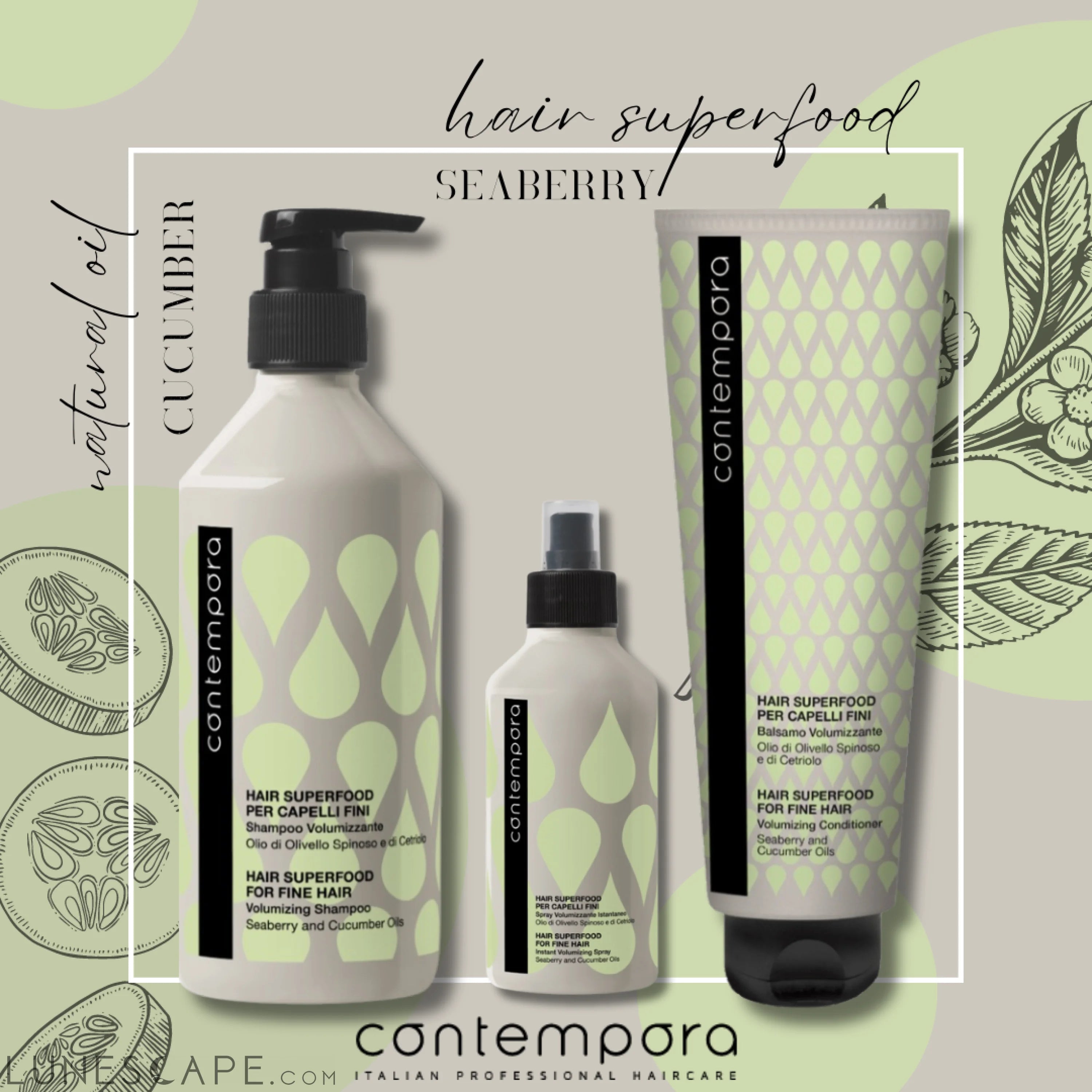 Contempora Volumizing Shampoo for Fine Hair LUNESCAPE