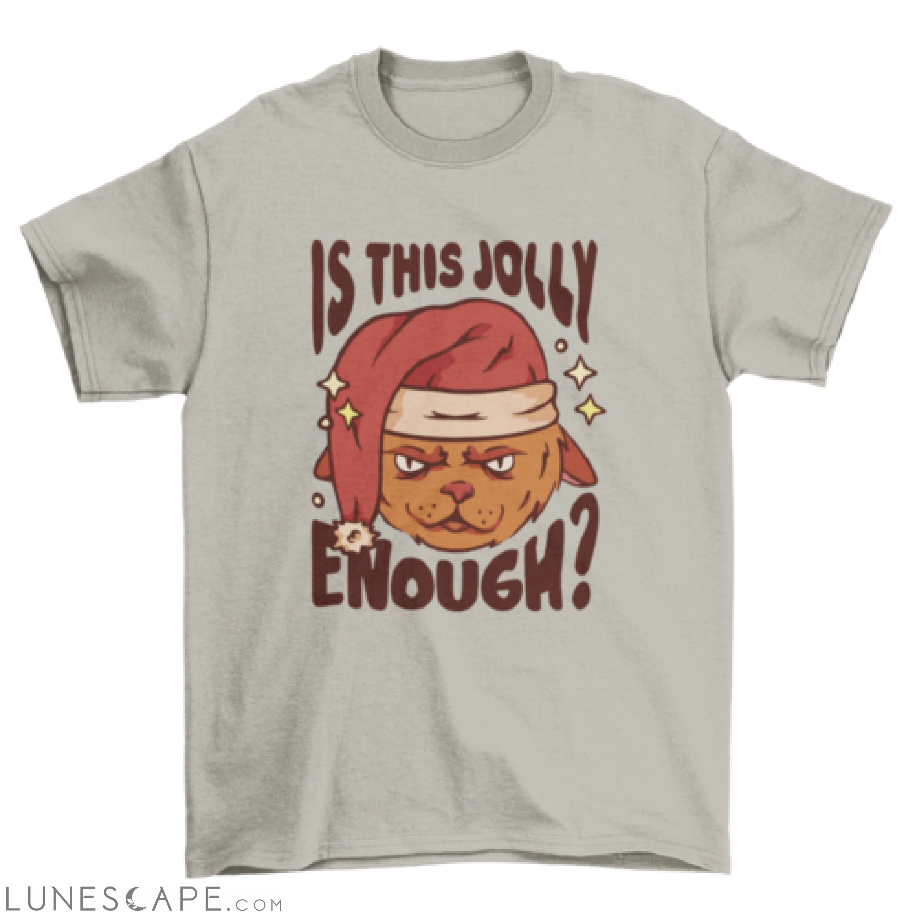 Cool anti-Christmas quote t-shirt design LUNESCAPE
