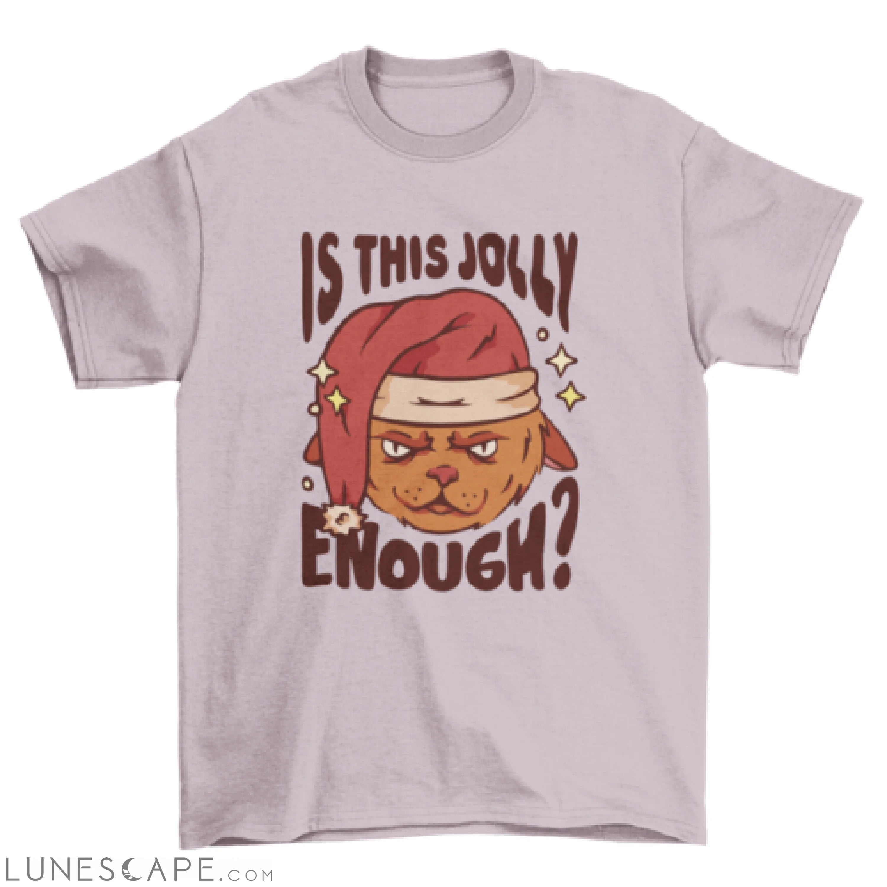 Cool anti-Christmas quote t-shirt design LUNESCAPE