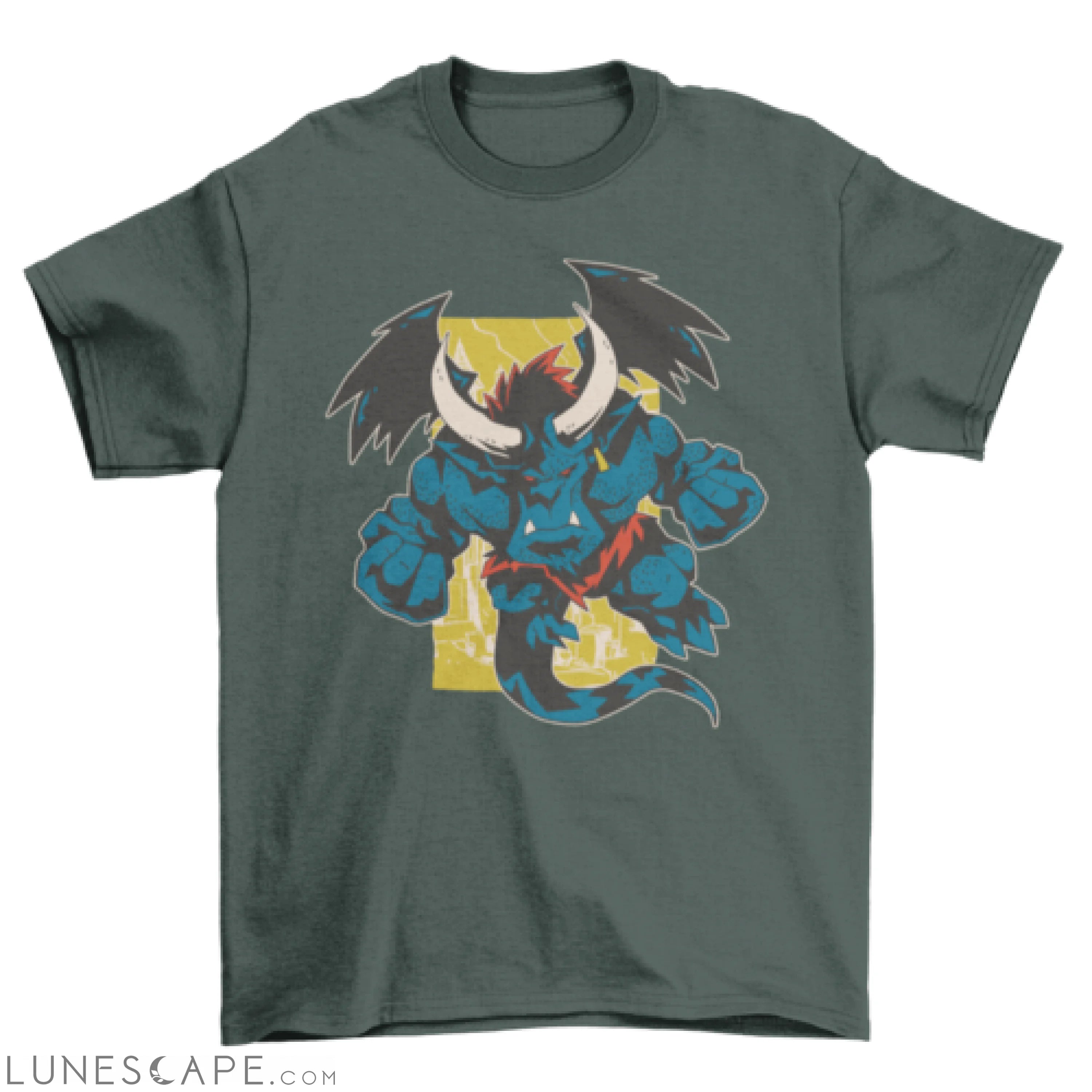 Cool gargoyle t-shirt LUNESCAPE