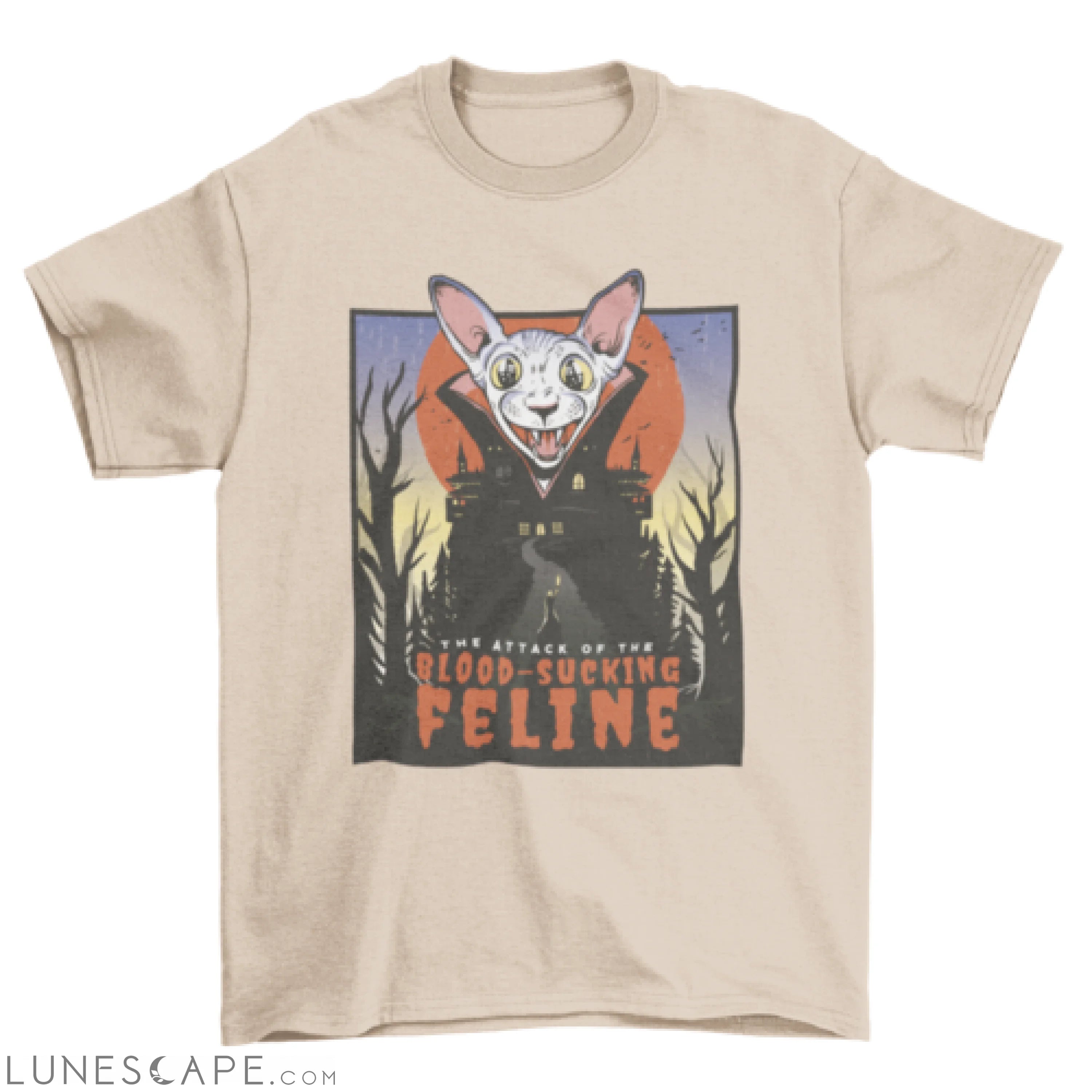 Cool vampire cat t-shirt LUNESCAPE