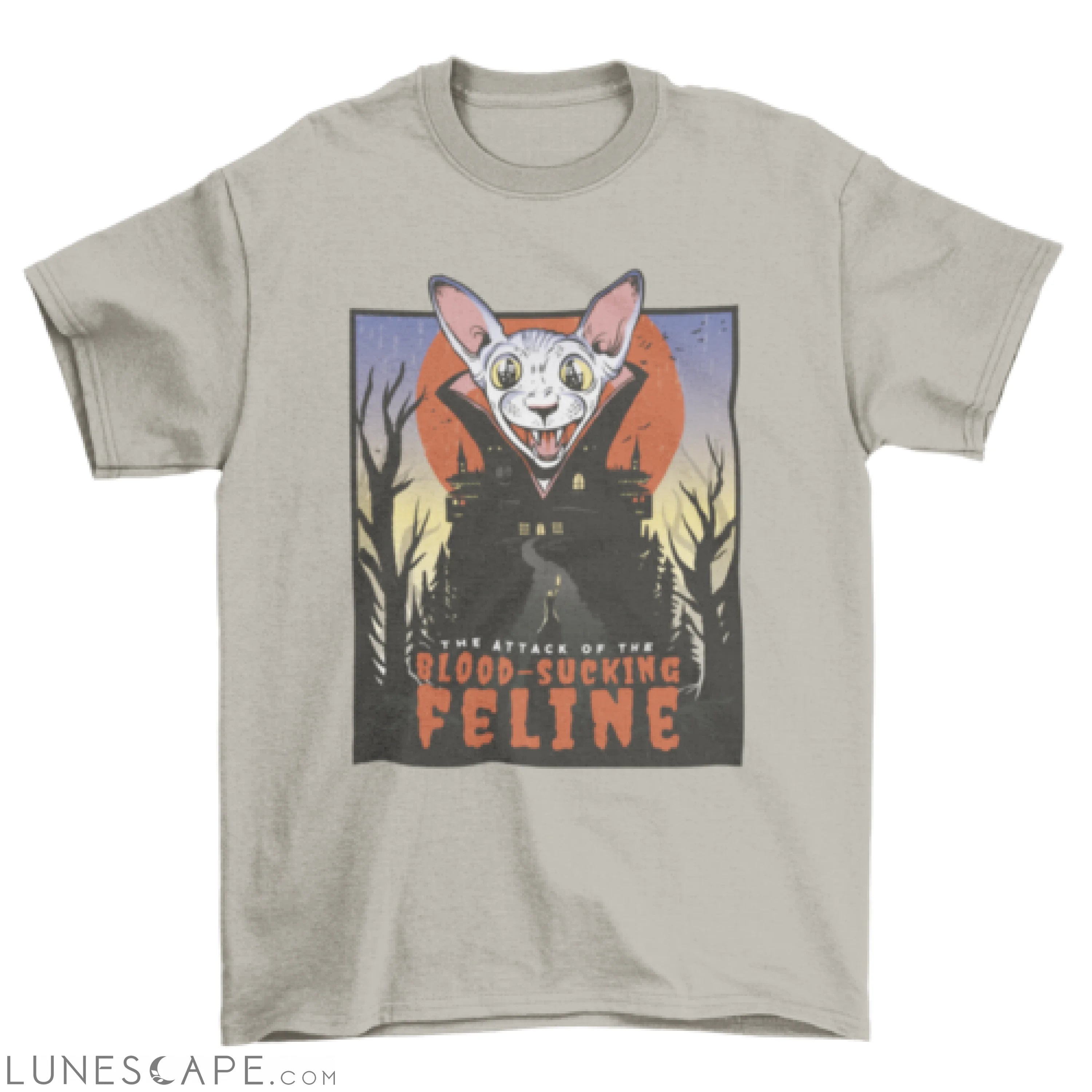 Cool vampire cat t-shirt LUNESCAPE