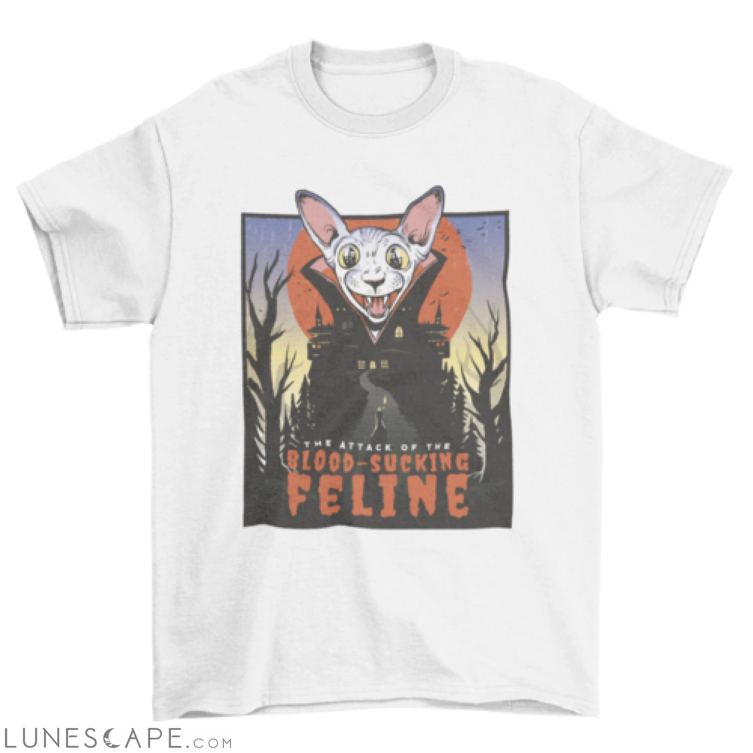 Cool vampire cat t-shirt LUNESCAPE