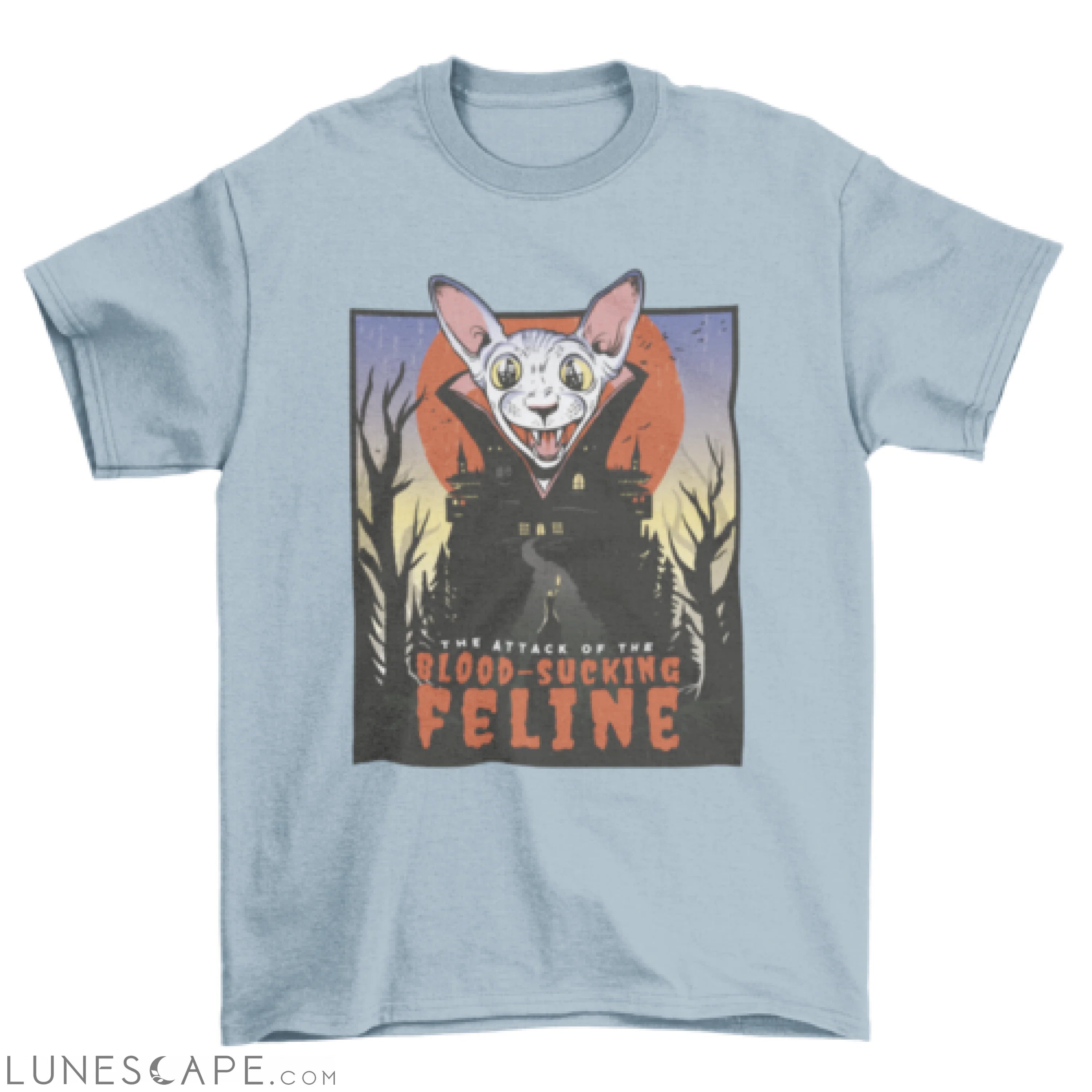 Cool vampire cat t-shirt LUNESCAPE