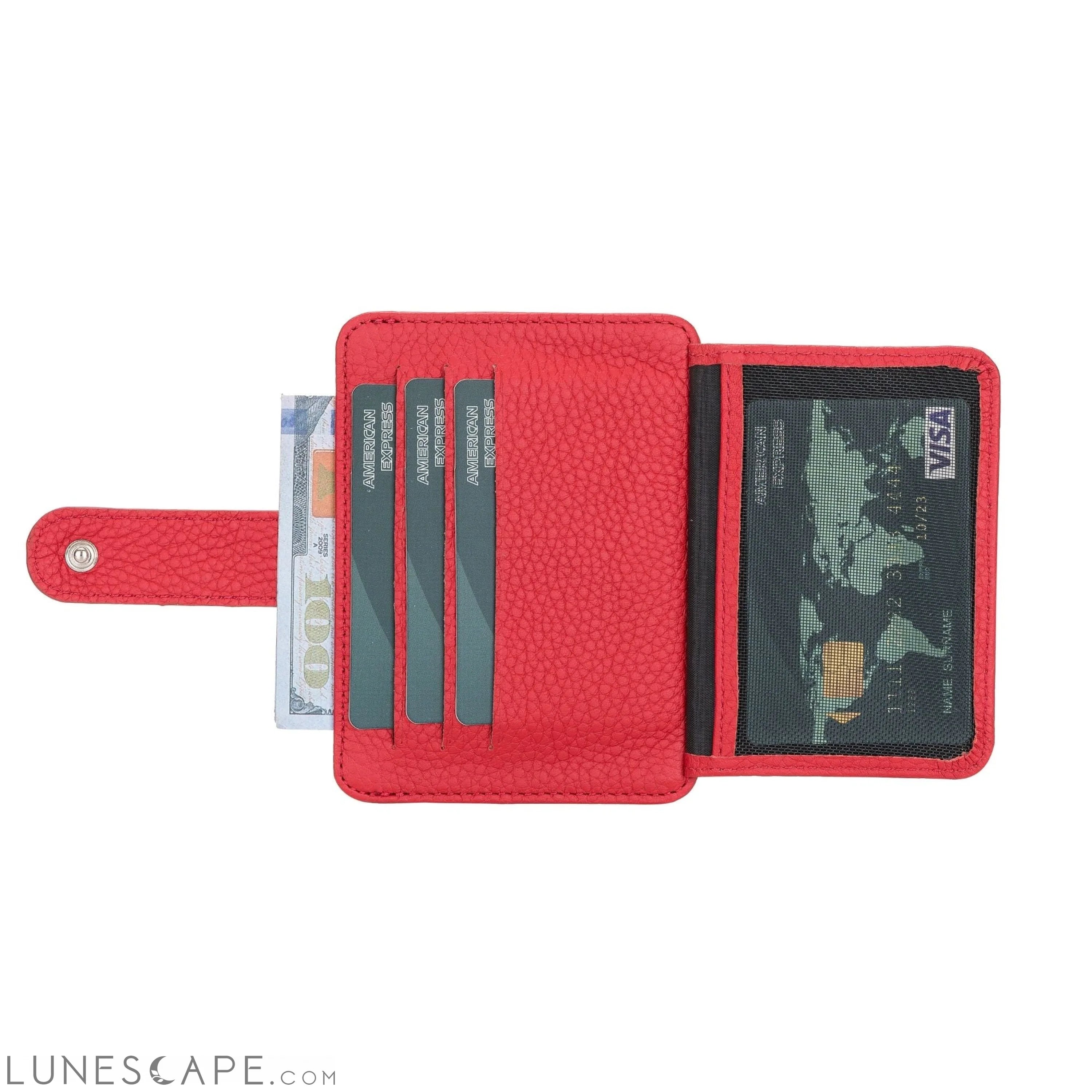 Cortez Handcrafted Leather Slim Wallet with Card Holder LUNESCAPE