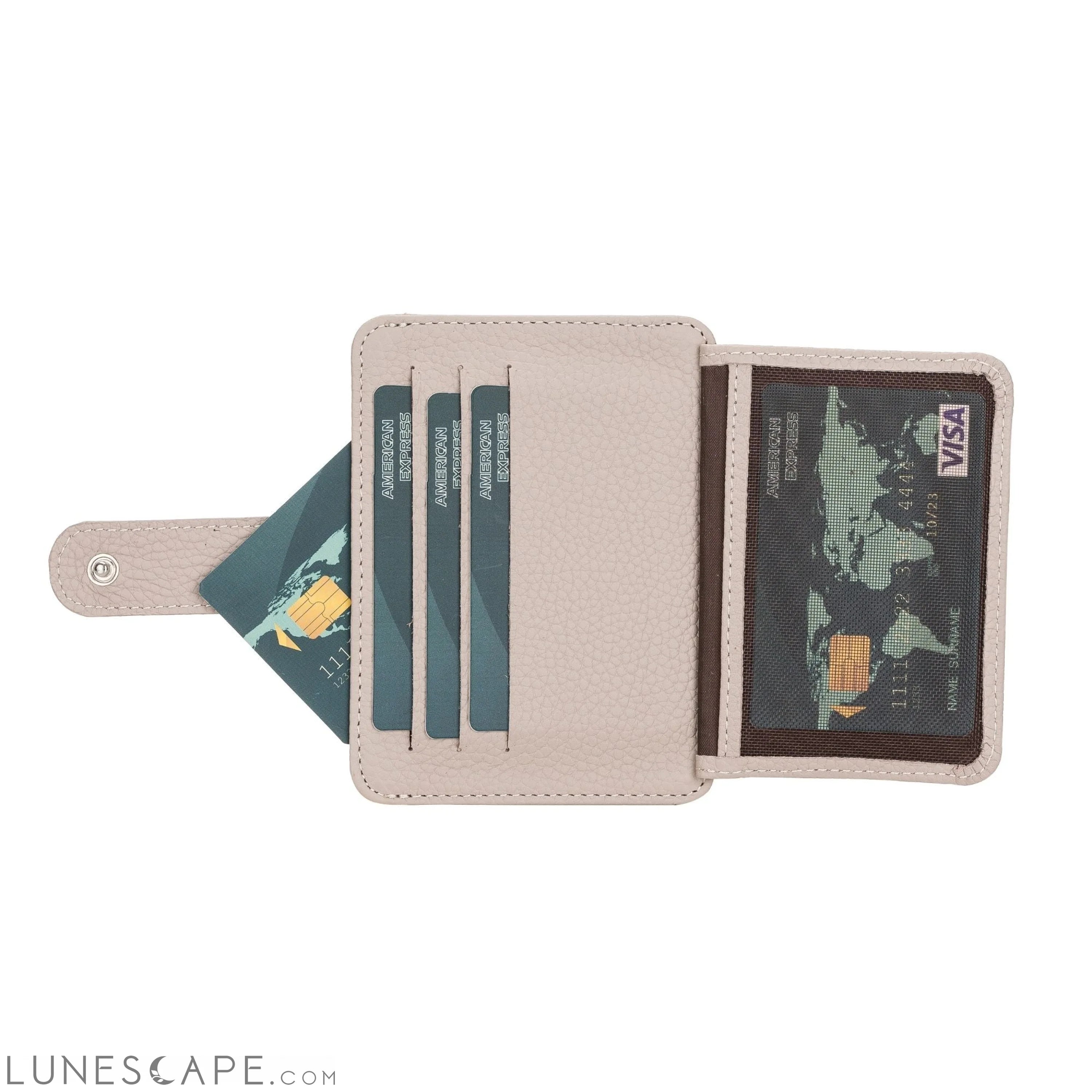 Cortez Handcrafted Leather Slim Wallet with Card Holder LUNESCAPE