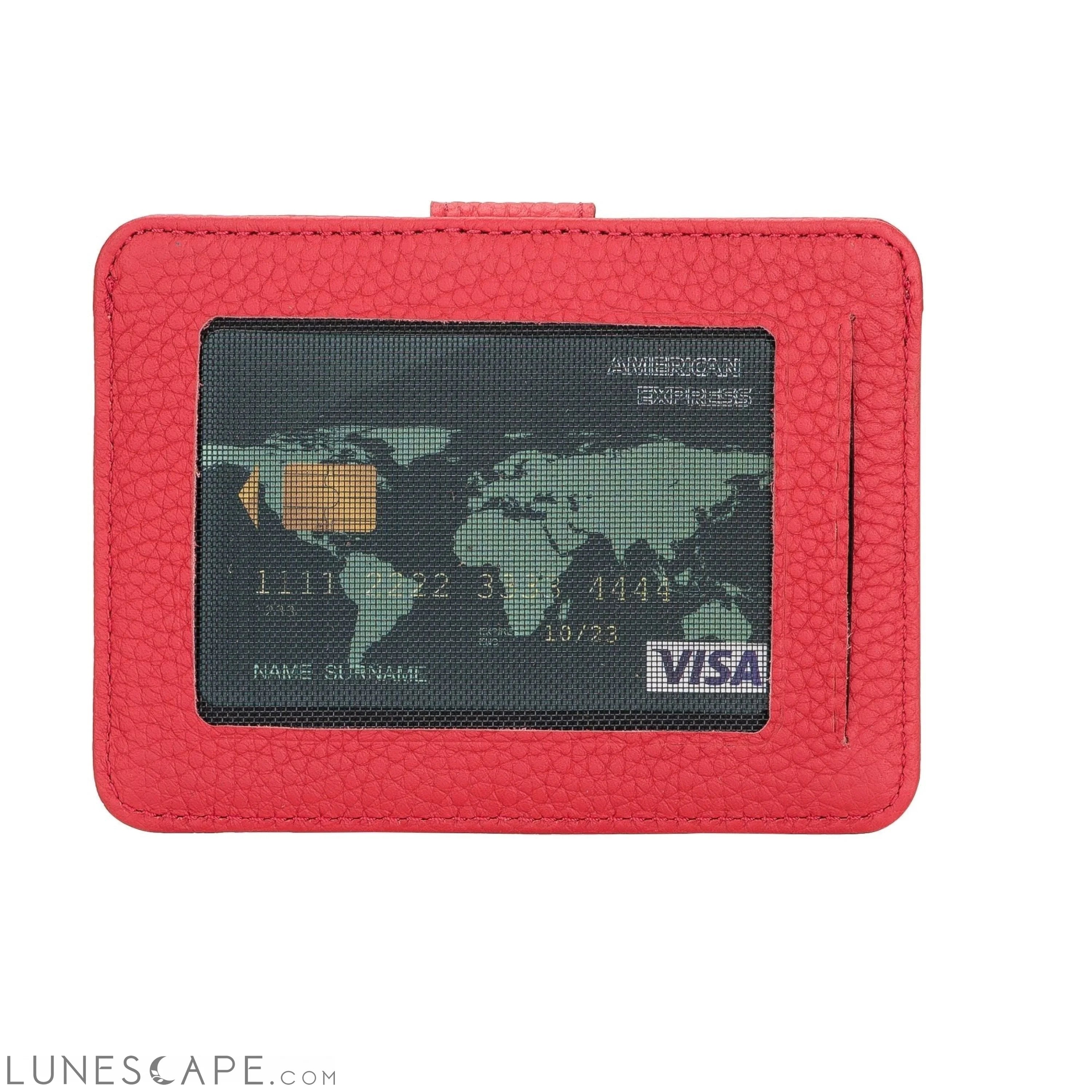 Cortez Handcrafted Leather Slim Wallet with Card Holder LUNESCAPE