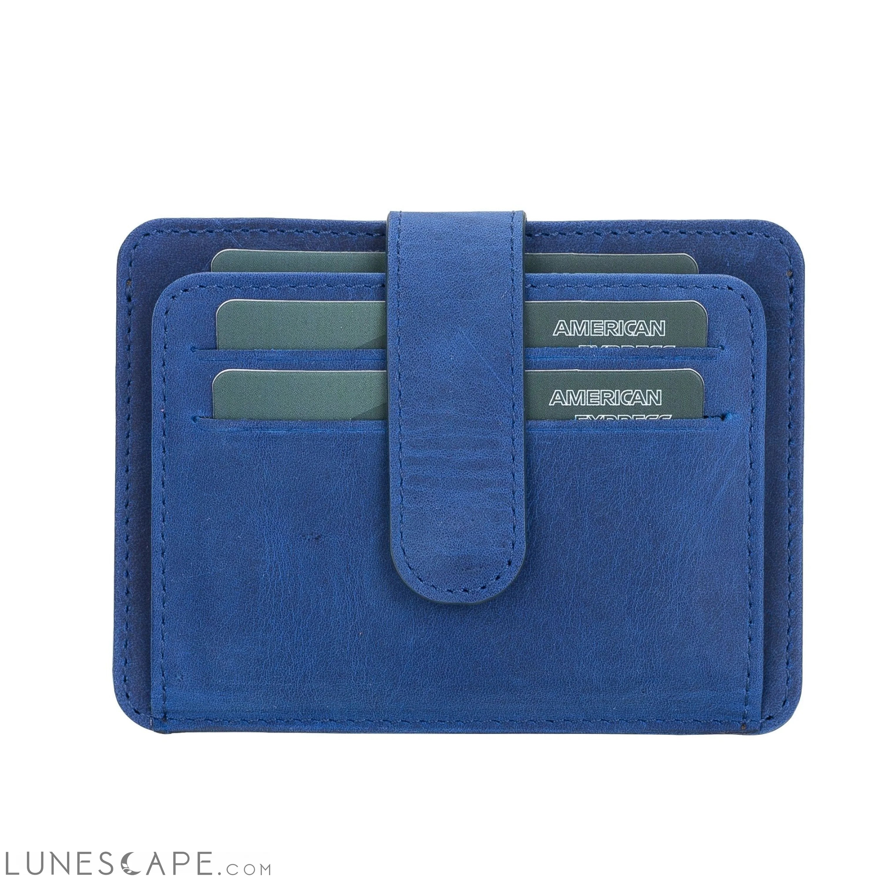 Cortez Handcrafted Leather Slim Wallet with Card Holder LUNESCAPE