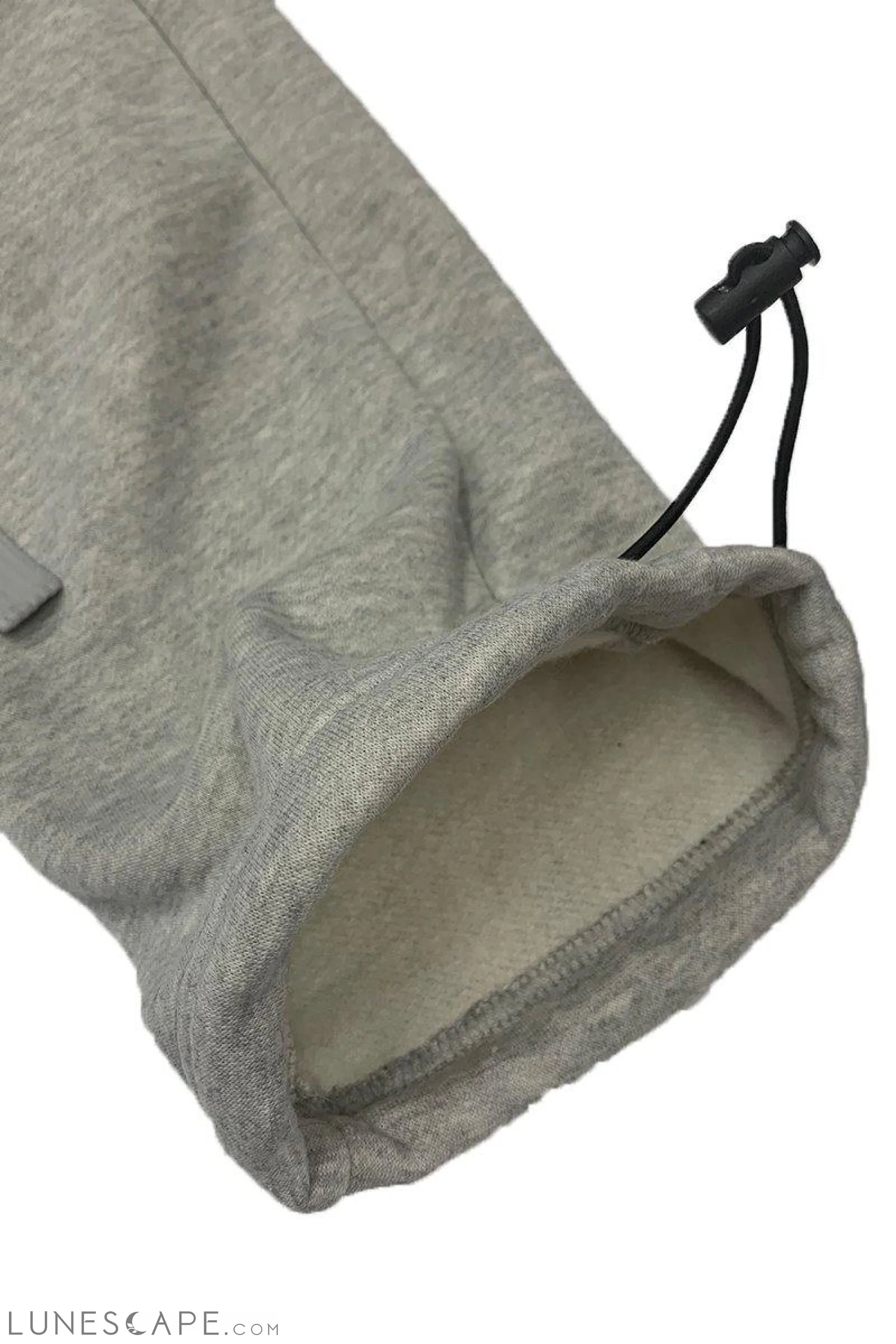 COTTON FLEECE TOGGLE SWEATS - GREY LUNESCAPE