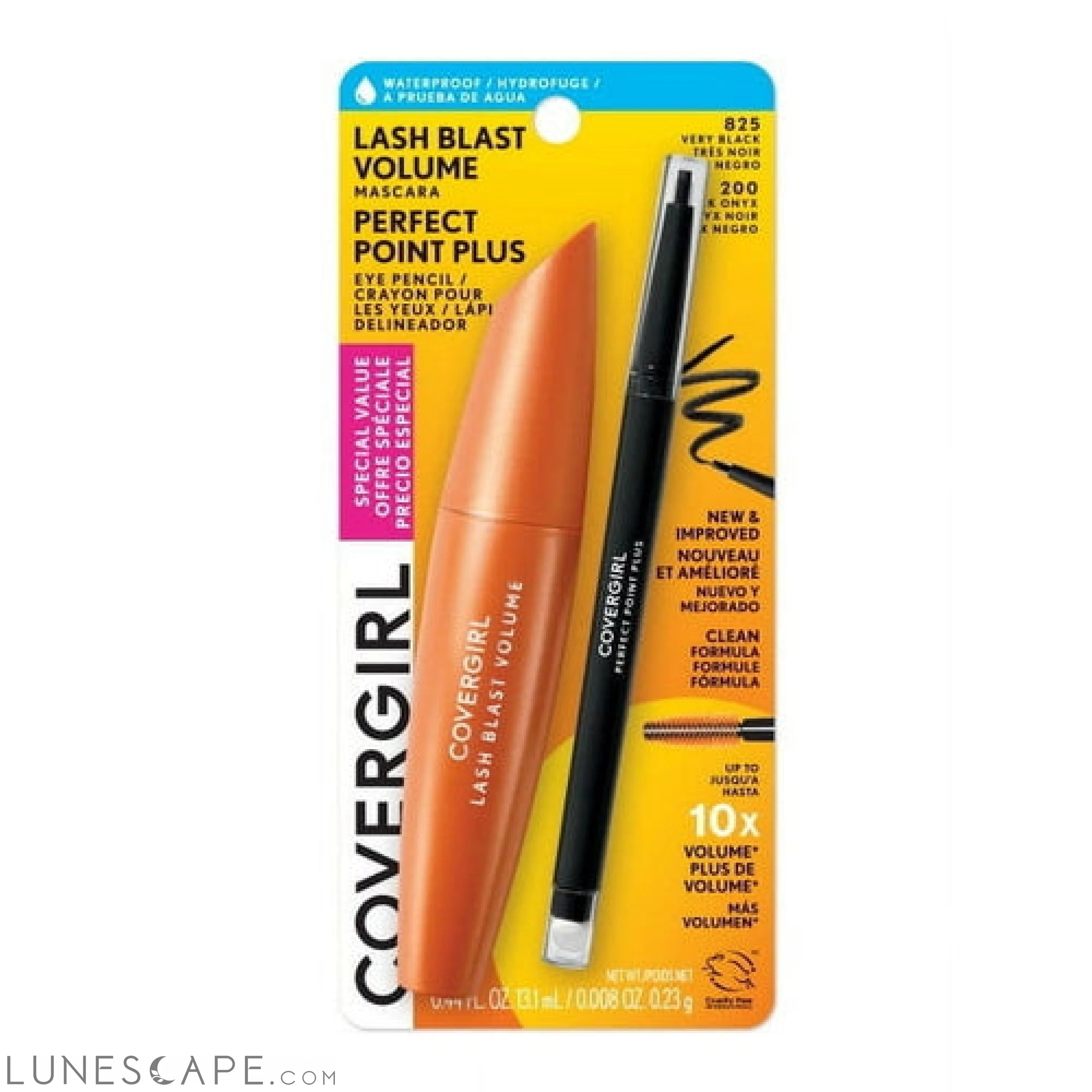 COVERGIRL Lash Blast Volume Mascara & Perfect Point Plus Eye Pencil LUNESCAPE