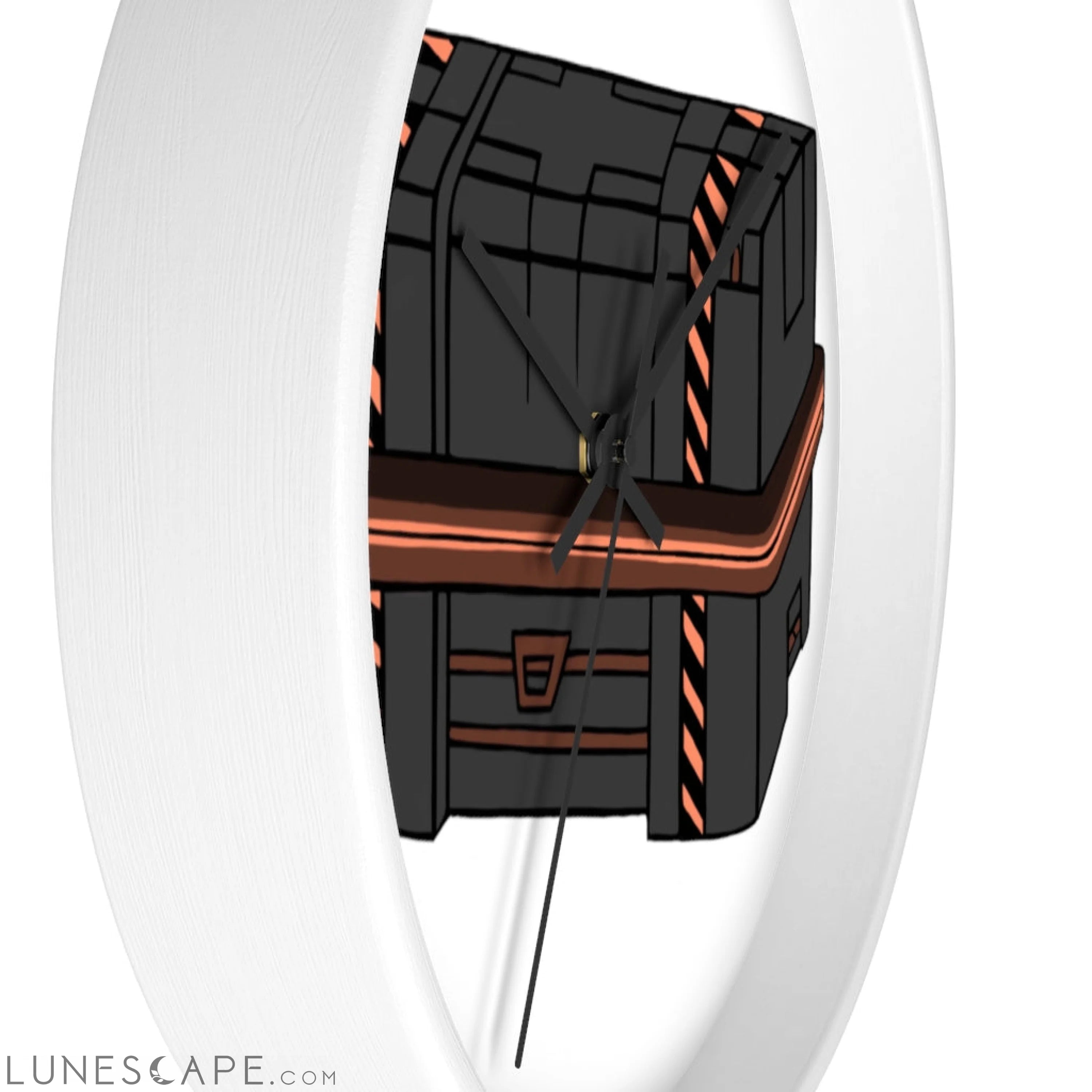 Crate Wall clock LUNESCAPE