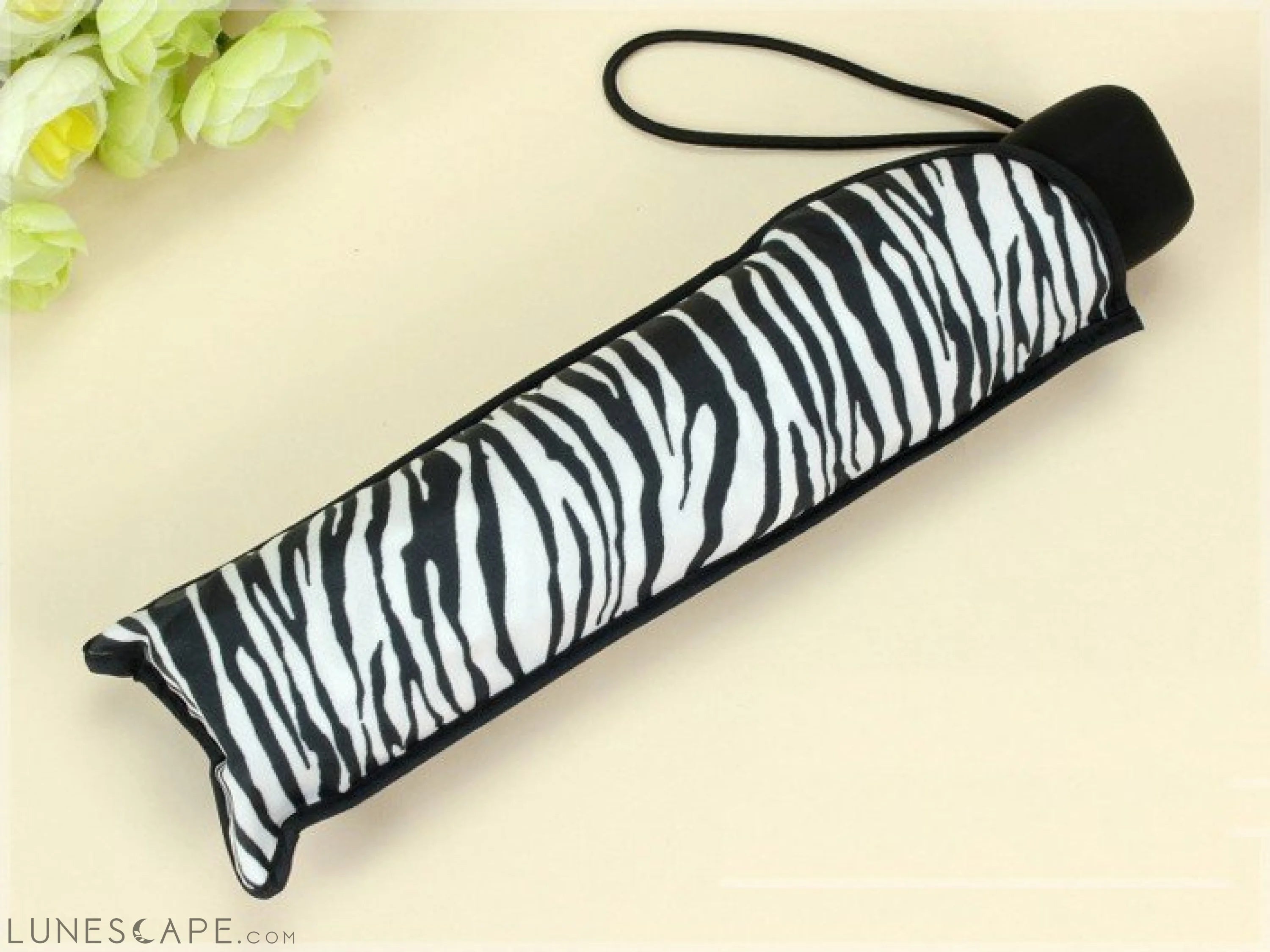 Creative Zebra Stripes 3 Folding Umbrella LUNESCAPE