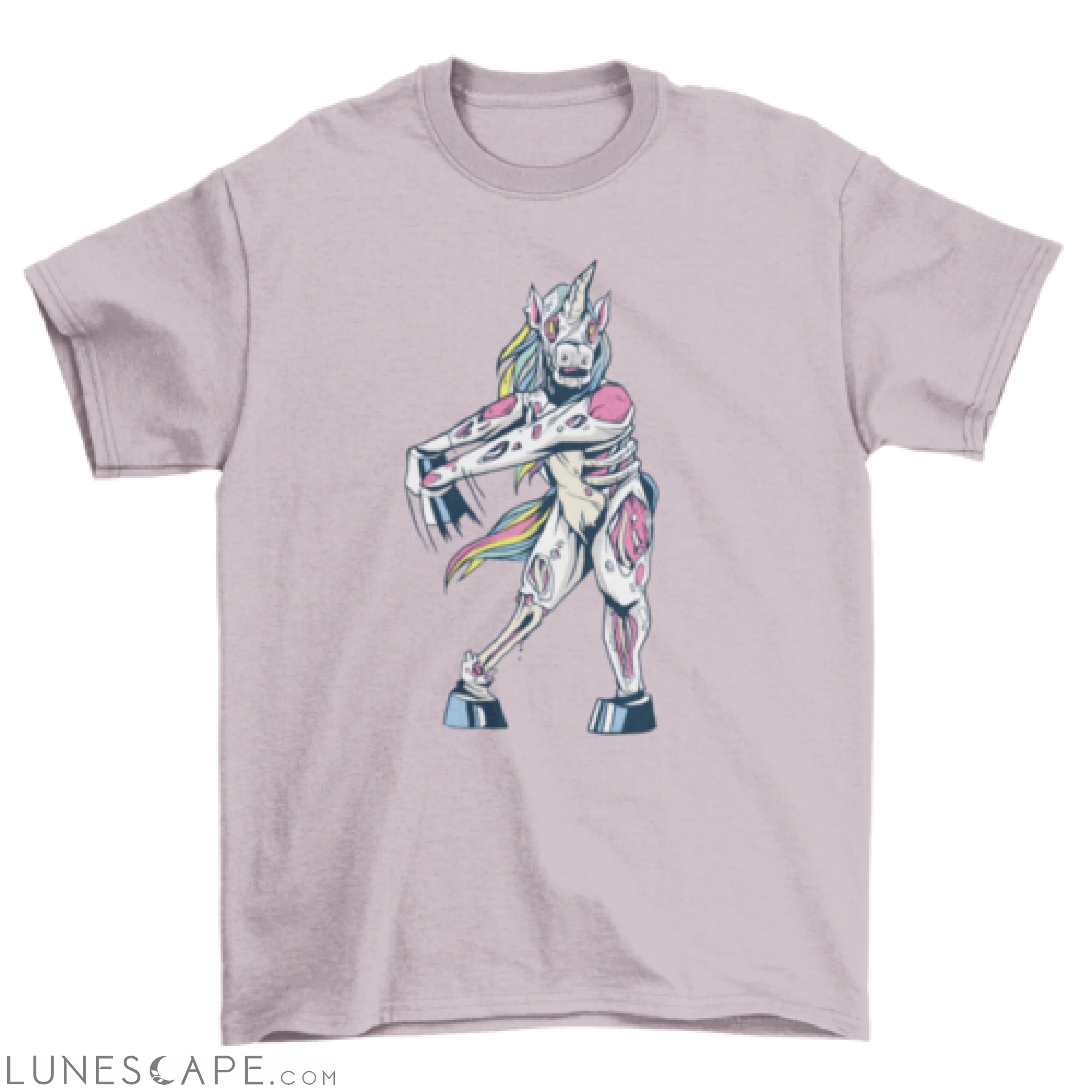 Creepy floss unicorn t-shirt LUNESCAPE
