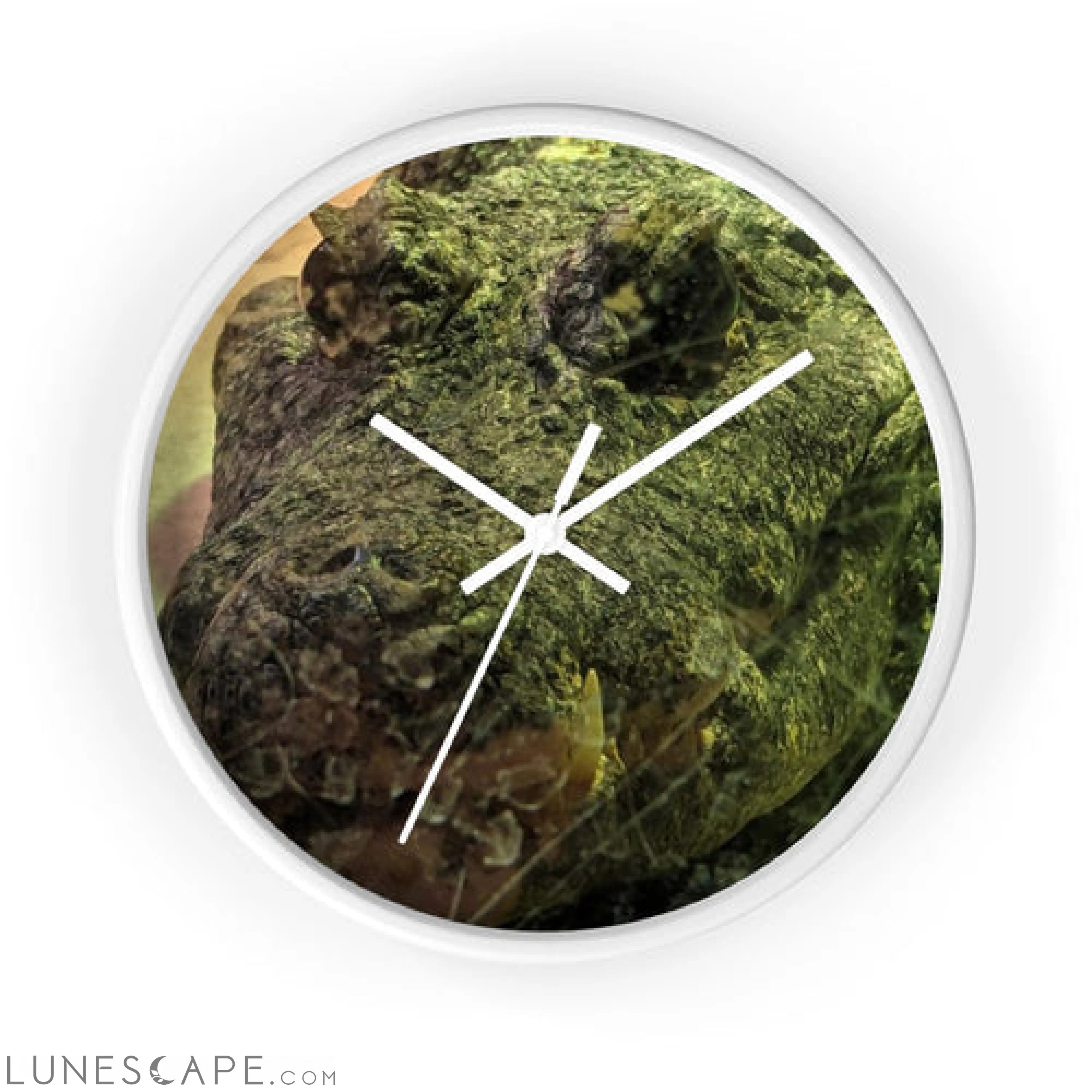 Crocodile Wall clock LUNESCAPE