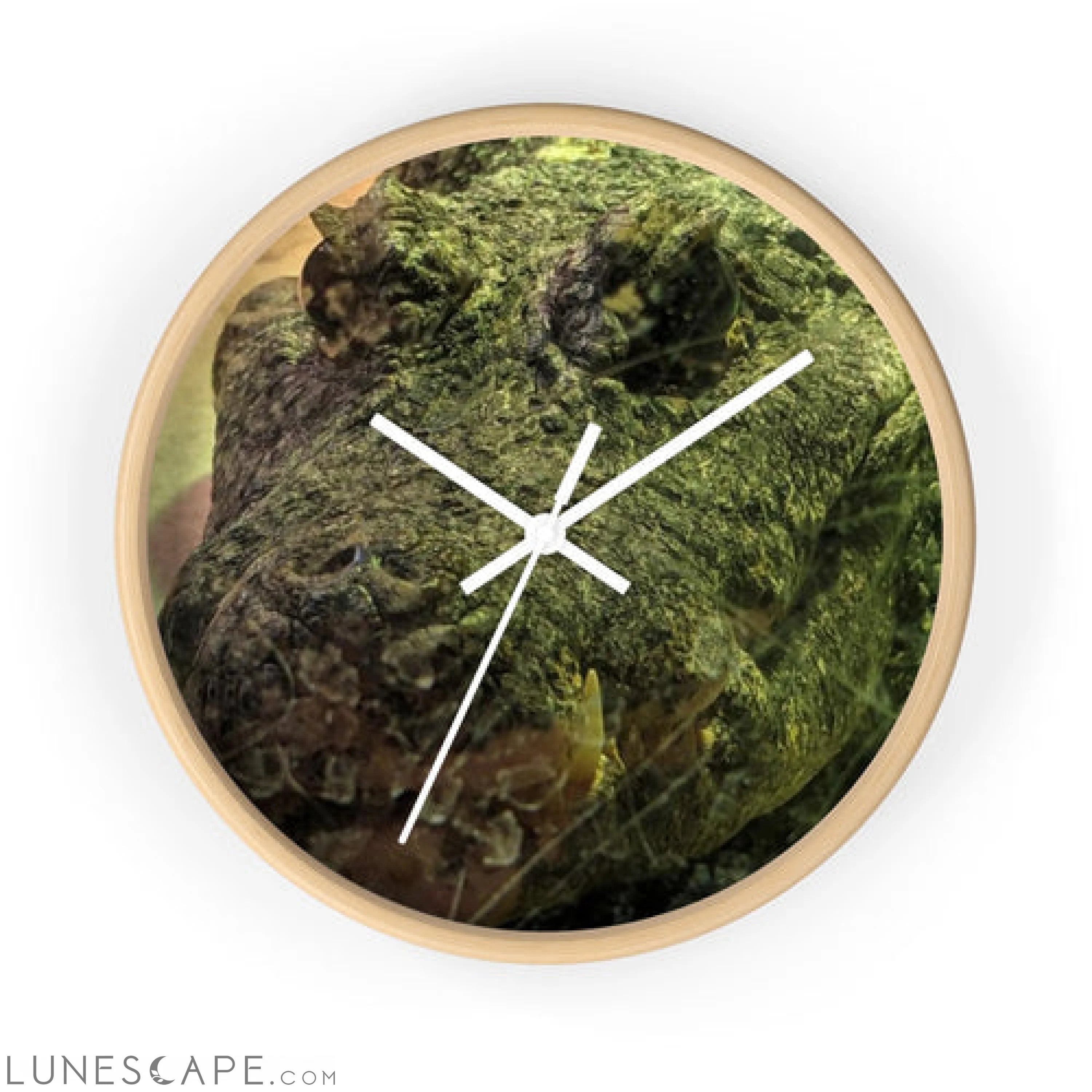 Crocodile Wall clock LUNESCAPE