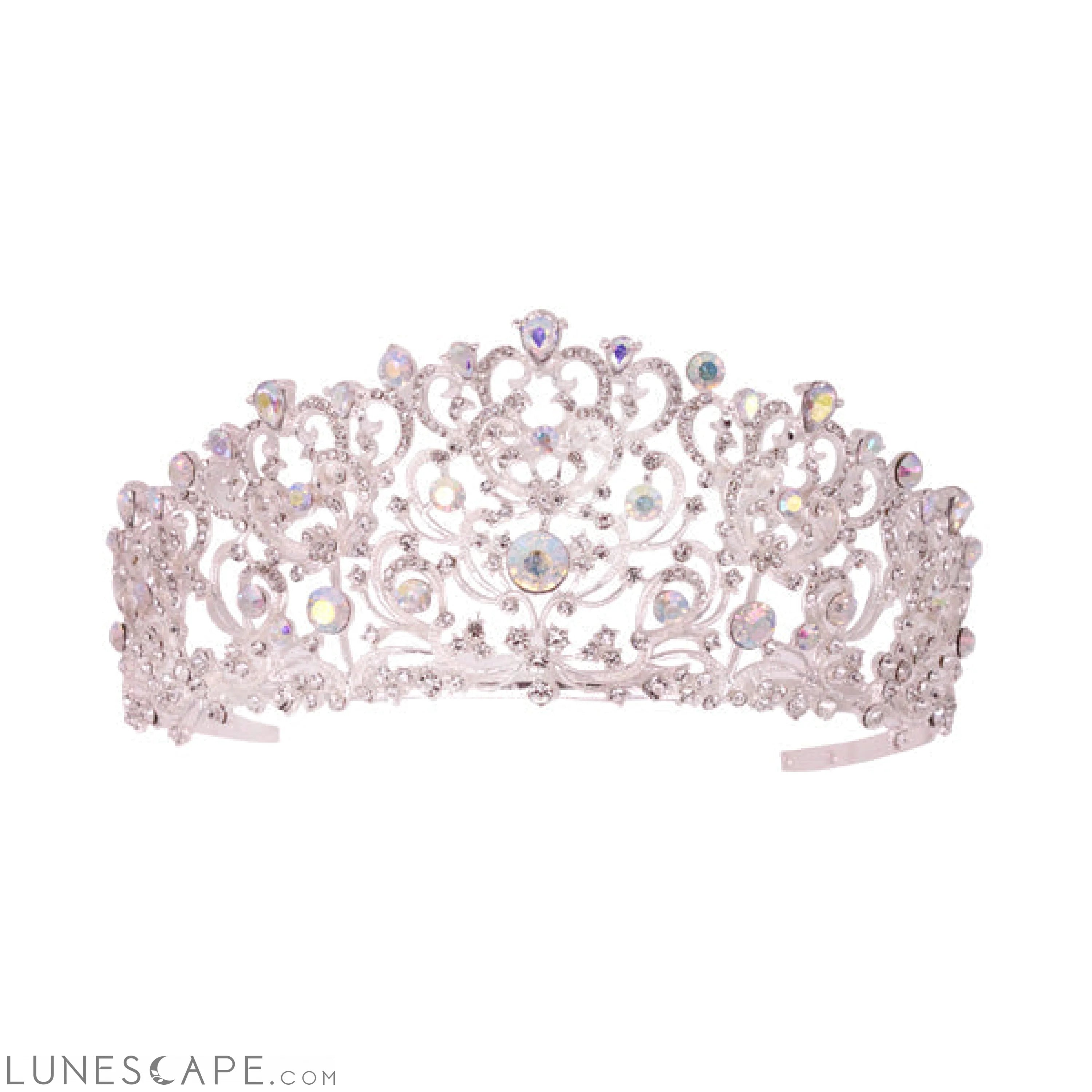 Crystal Leaf Royal Tiara LUNESCAPE