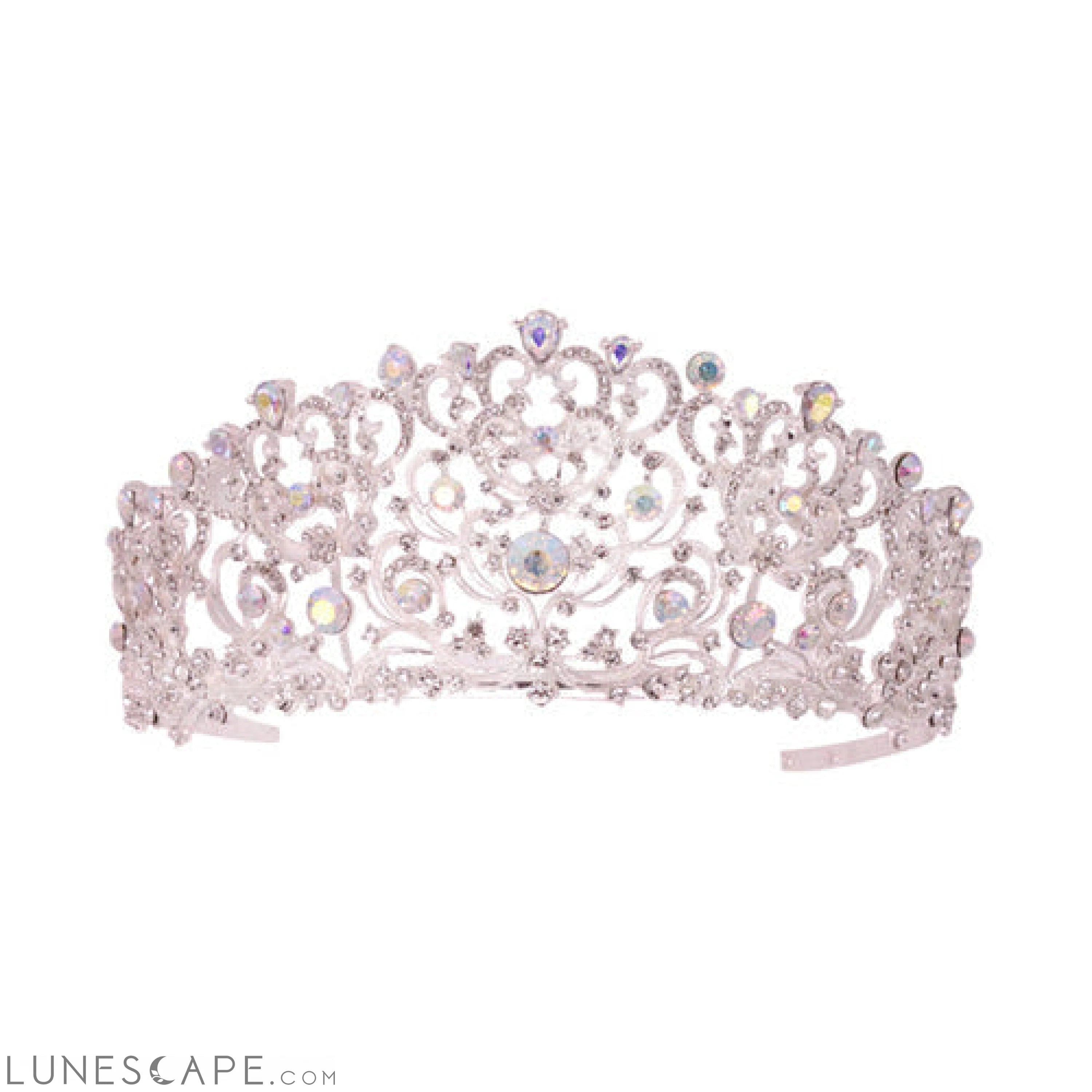 Crystal Leaf Royal Tiara LUNESCAPE