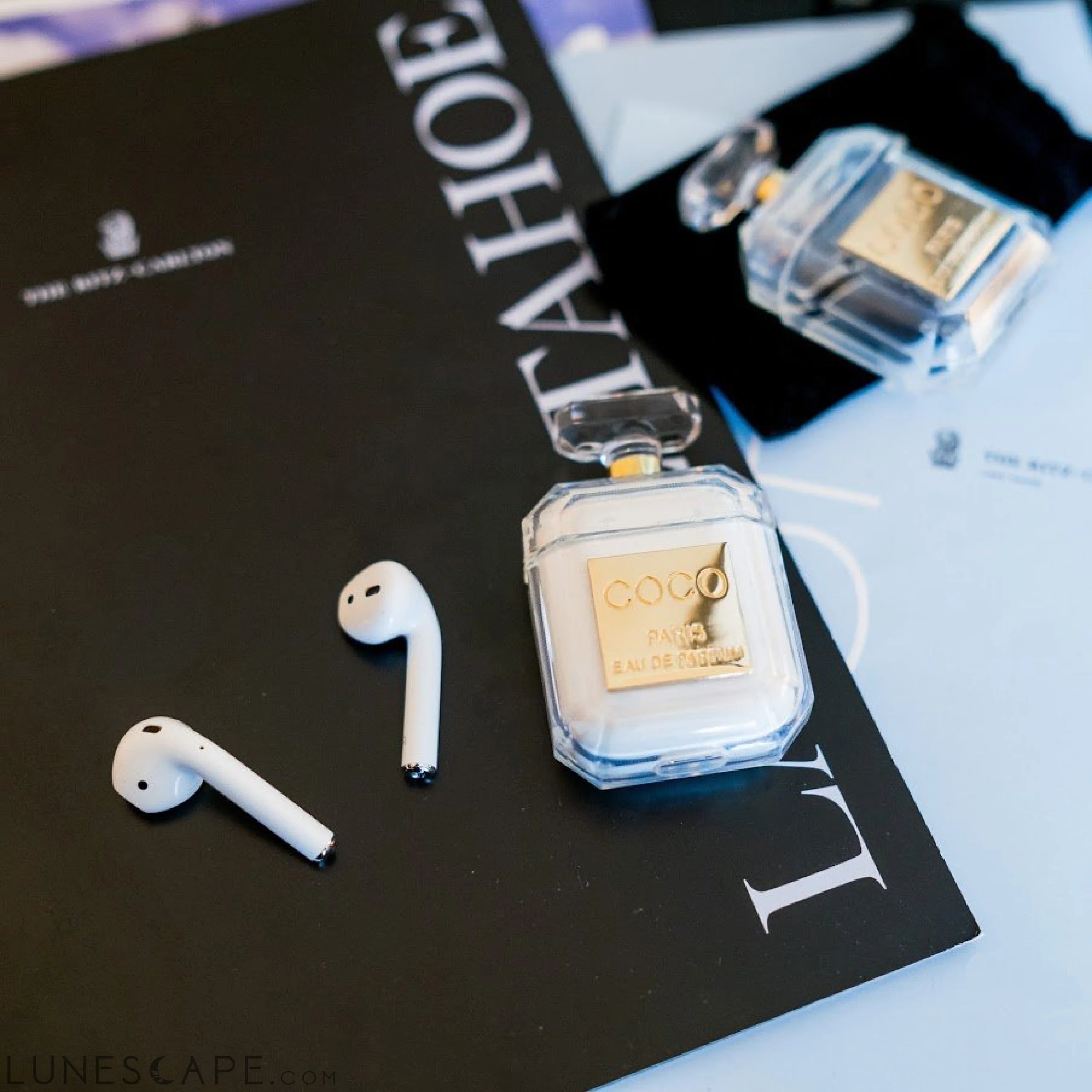 Crystal Perfume AirPods Case LUNESCAPE