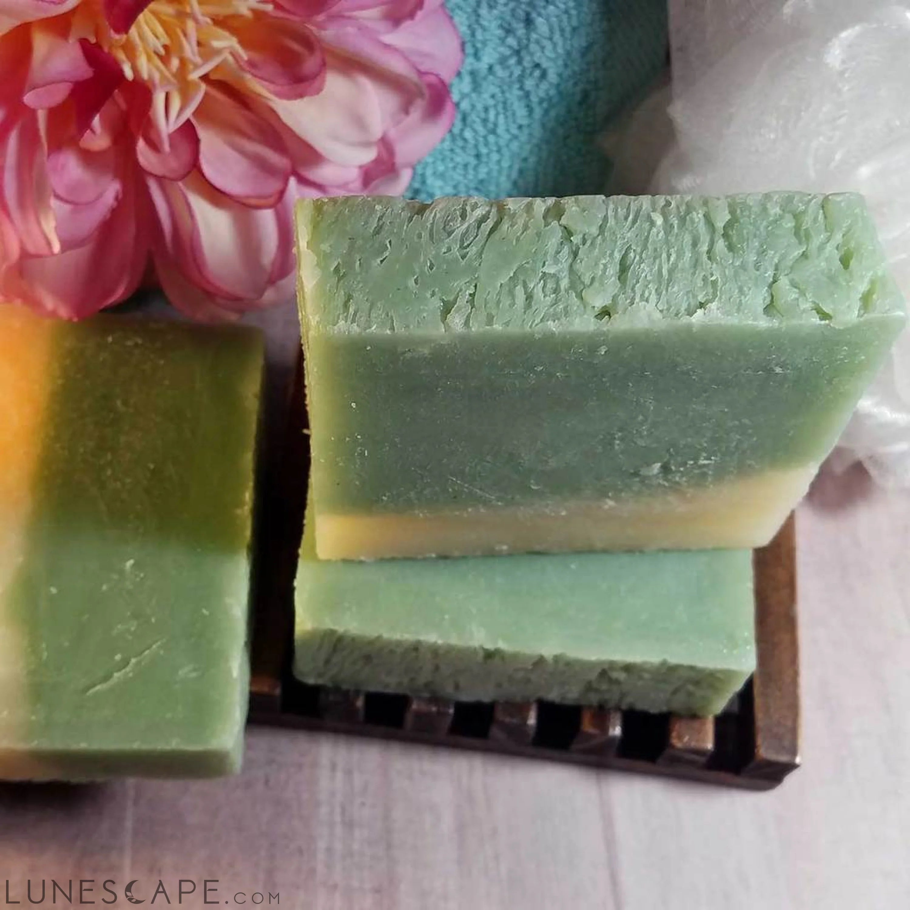 Cucumber and Melon Handmade Soap LUNESCAPE
